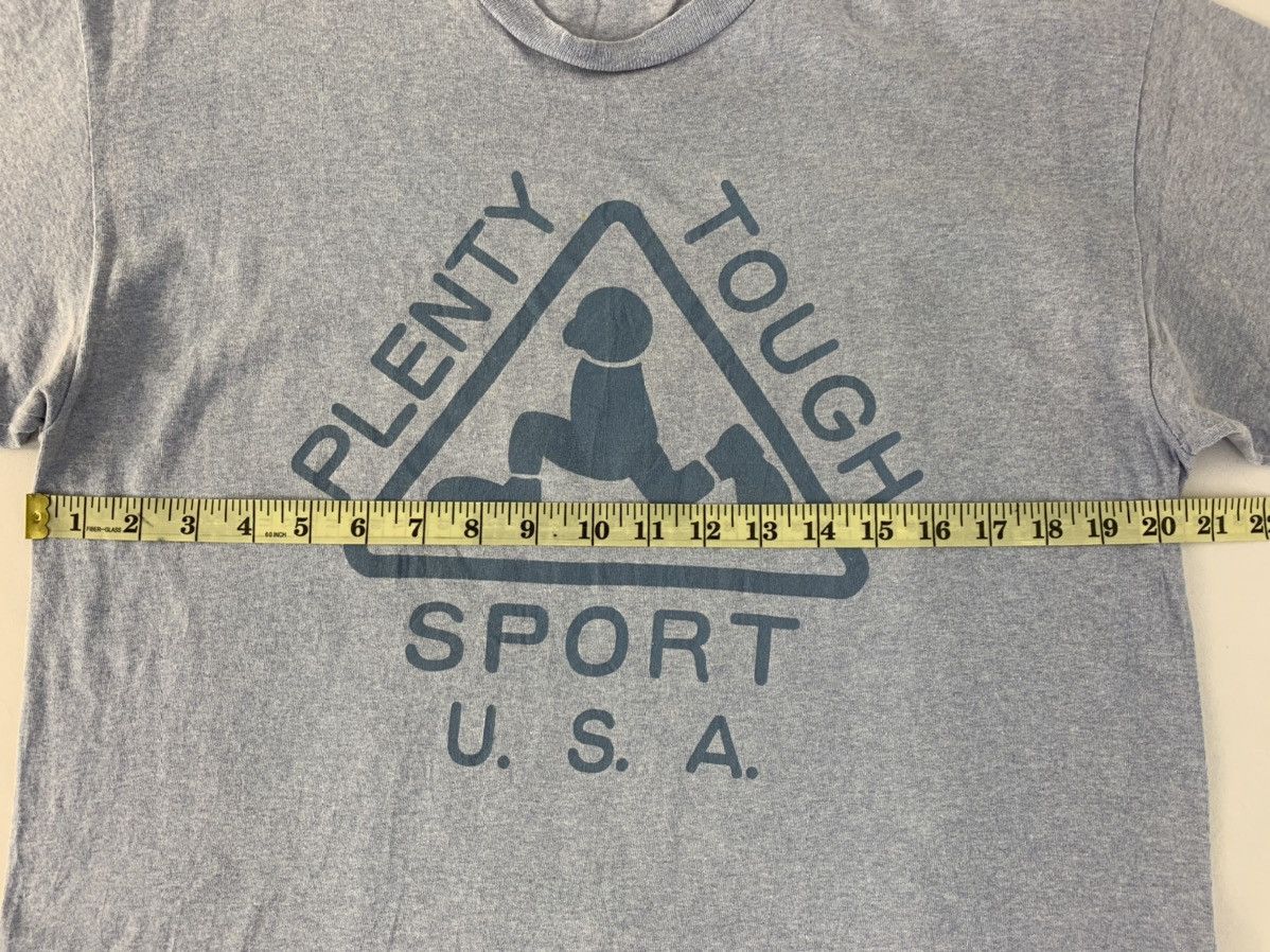 Vintage 90s Plenty Tough Sport USA Big Logo Printed Tee Size US L / EU 52-54 / 3 - 7 Thumbnail