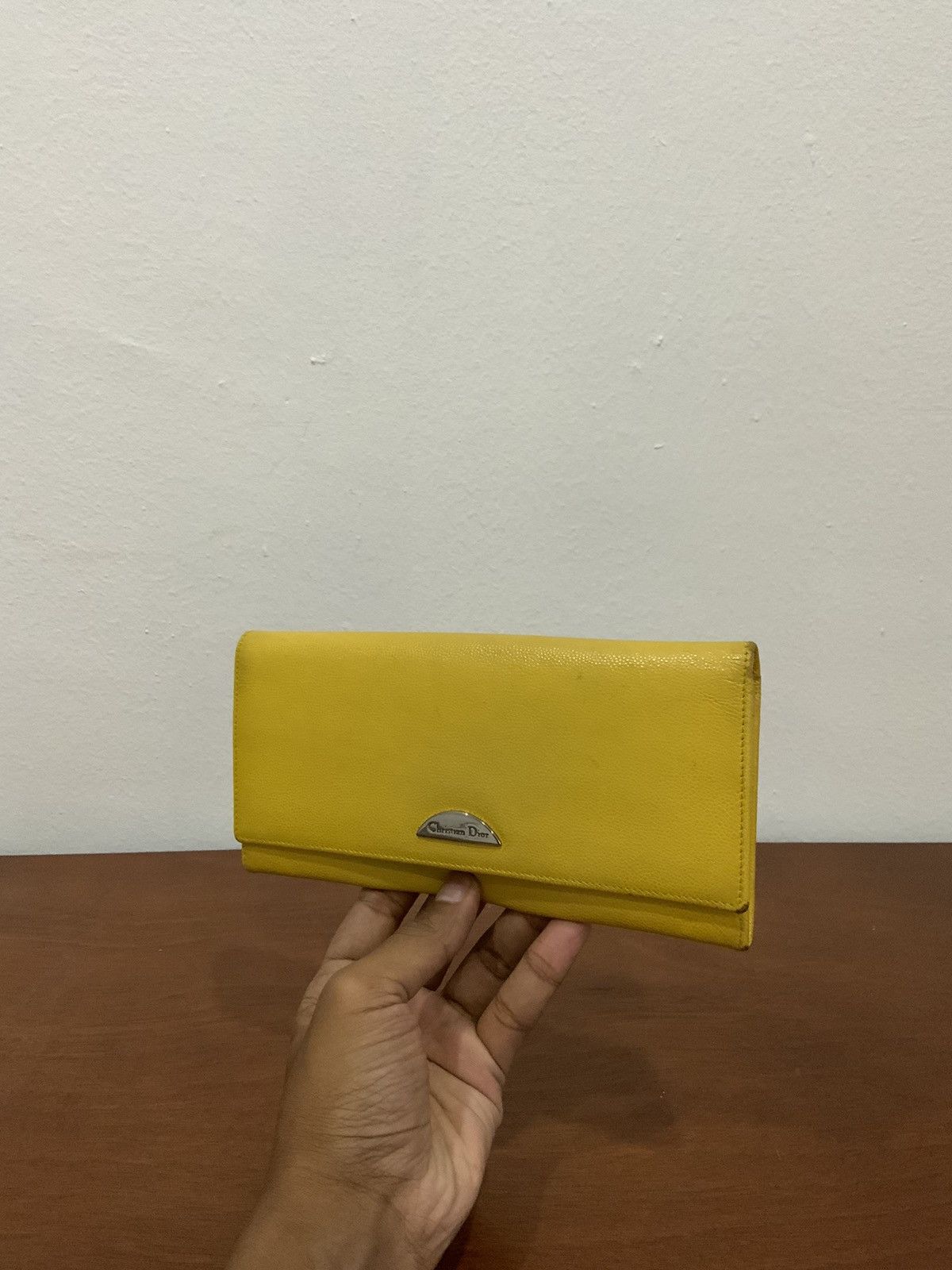 image of Christian Dior Monsieur x Dior Chrisitian Dior Hypebeast Authentic Wallet in Yellow, Women's