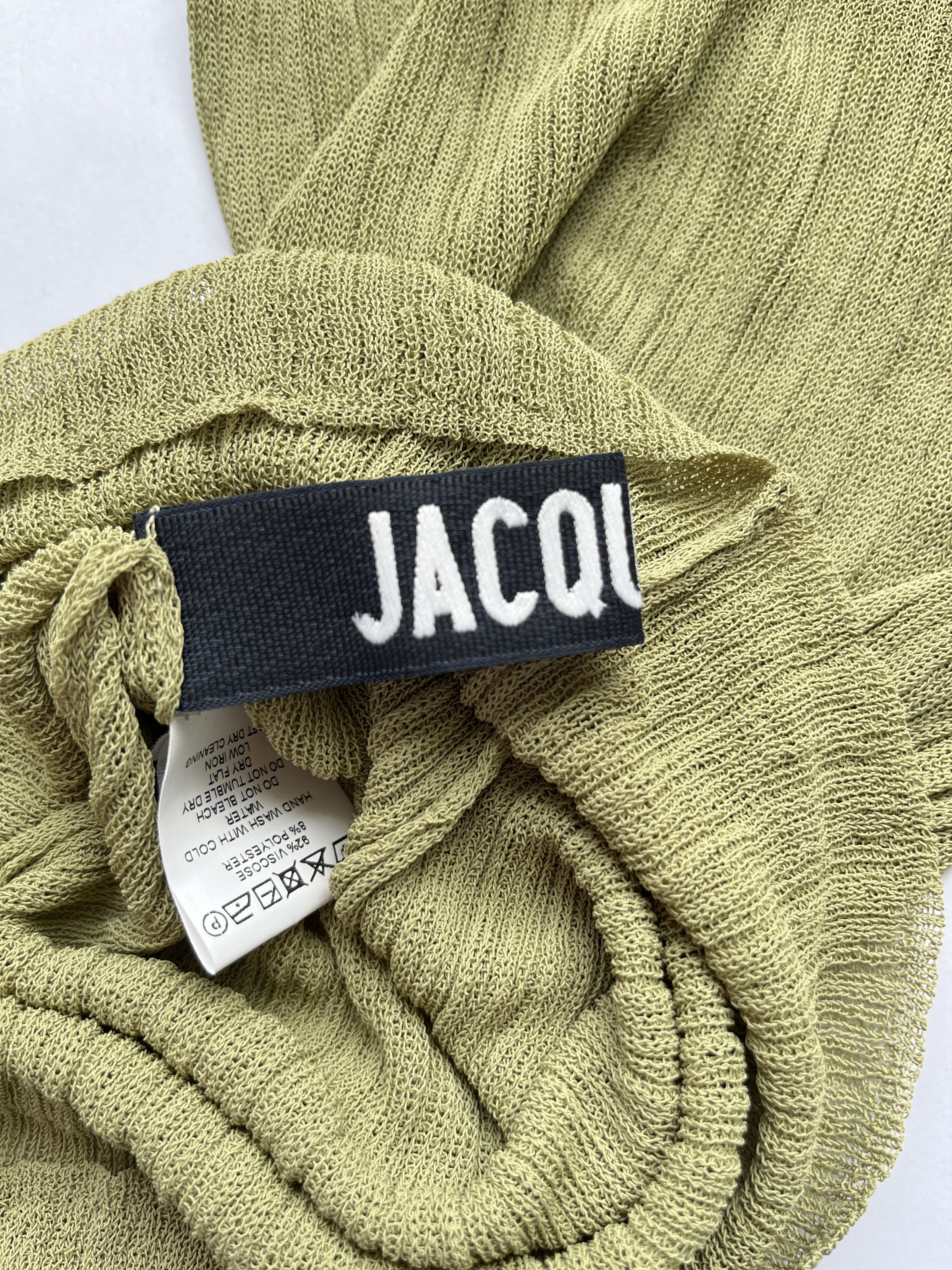 Jacquemus ⚡️QUICK SALE⚡️Jacquemus Loiza Green Sheer Rib Knit Top Size M / US 6-8 / IT 42-44 - 3 Thumbnail