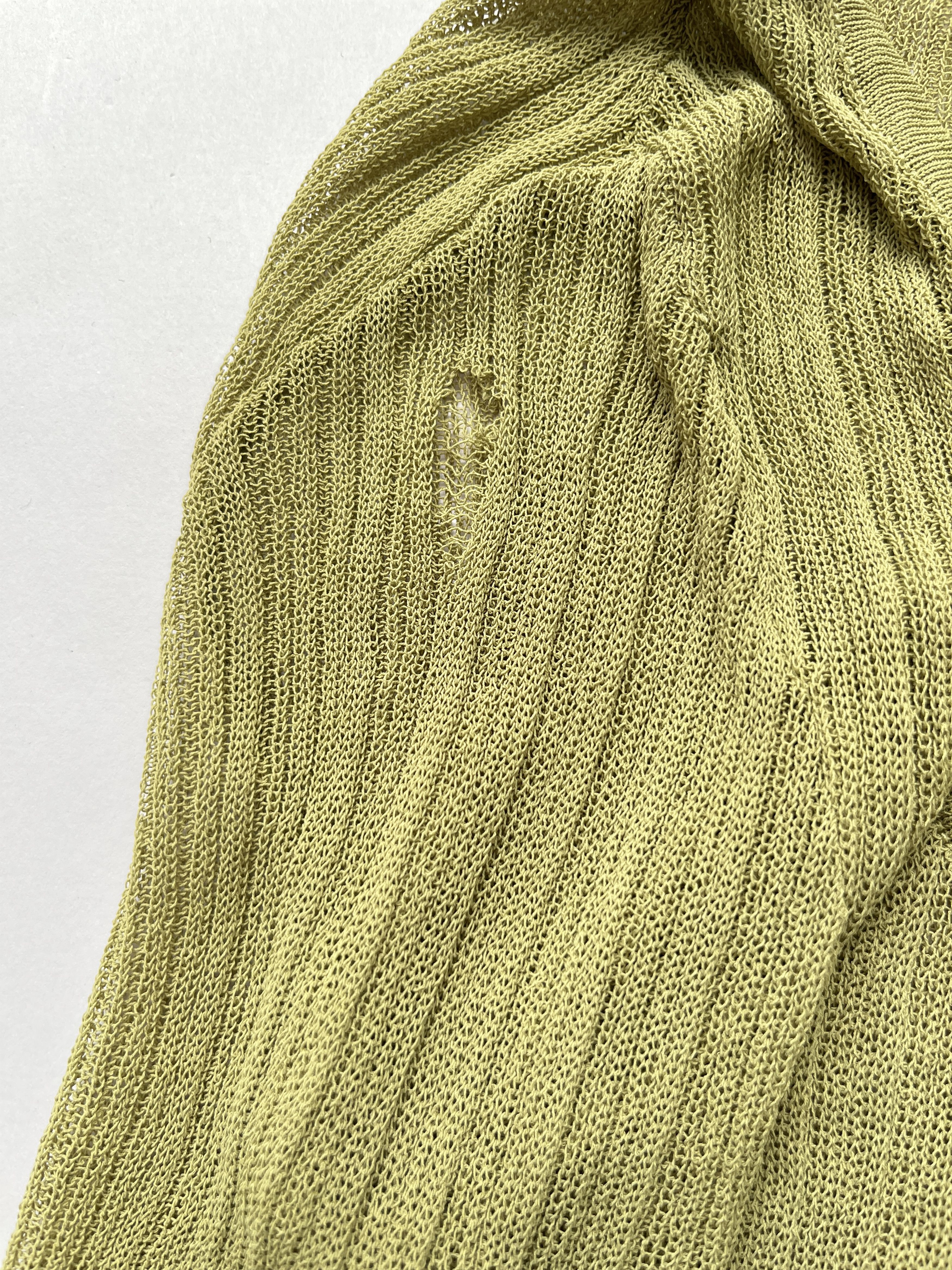 Jacquemus ⚡️QUICK SALE⚡️Jacquemus Loiza Green Sheer Rib Knit Top Size M / US 6-8 / IT 42-44 - 8 Thumbnail