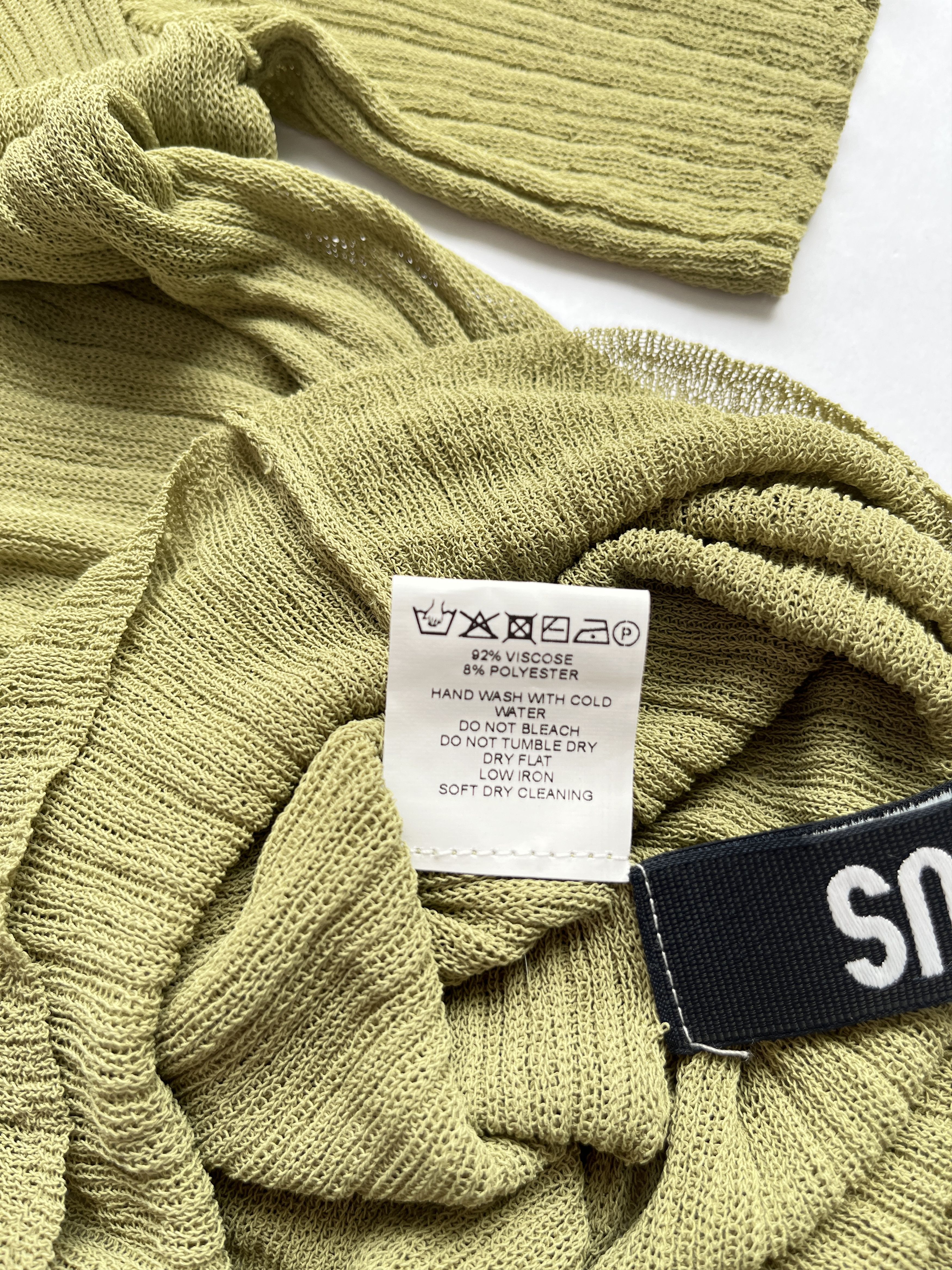 Jacquemus ⚡️QUICK SALE⚡️Jacquemus Loiza Green Sheer Rib Knit Top Size M / US 6-8 / IT 42-44 - 5 Thumbnail