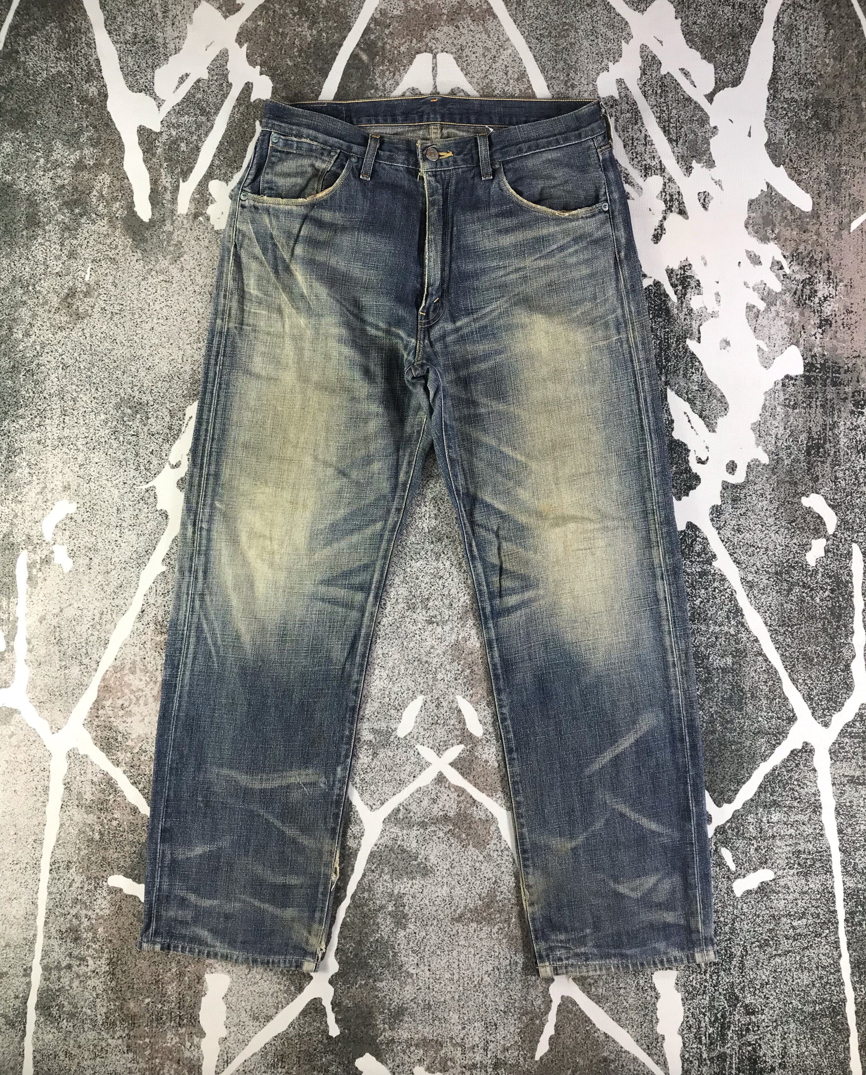 image of Distressed Denim x Levis Vintage Levis 553 Jeans Rusty Blue, Men's (Size 34)