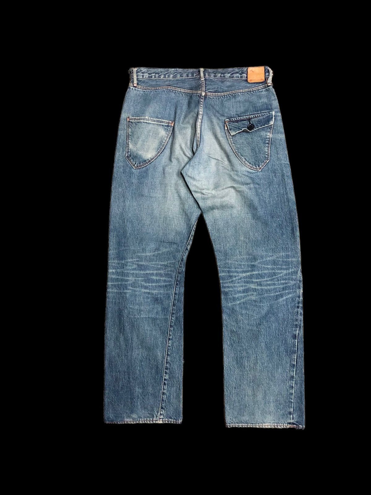 KATO SELVEDGE DAMAGED DENIM BY KATO JAPAN Size US 32 / EU 48 - 2 Thumbnail