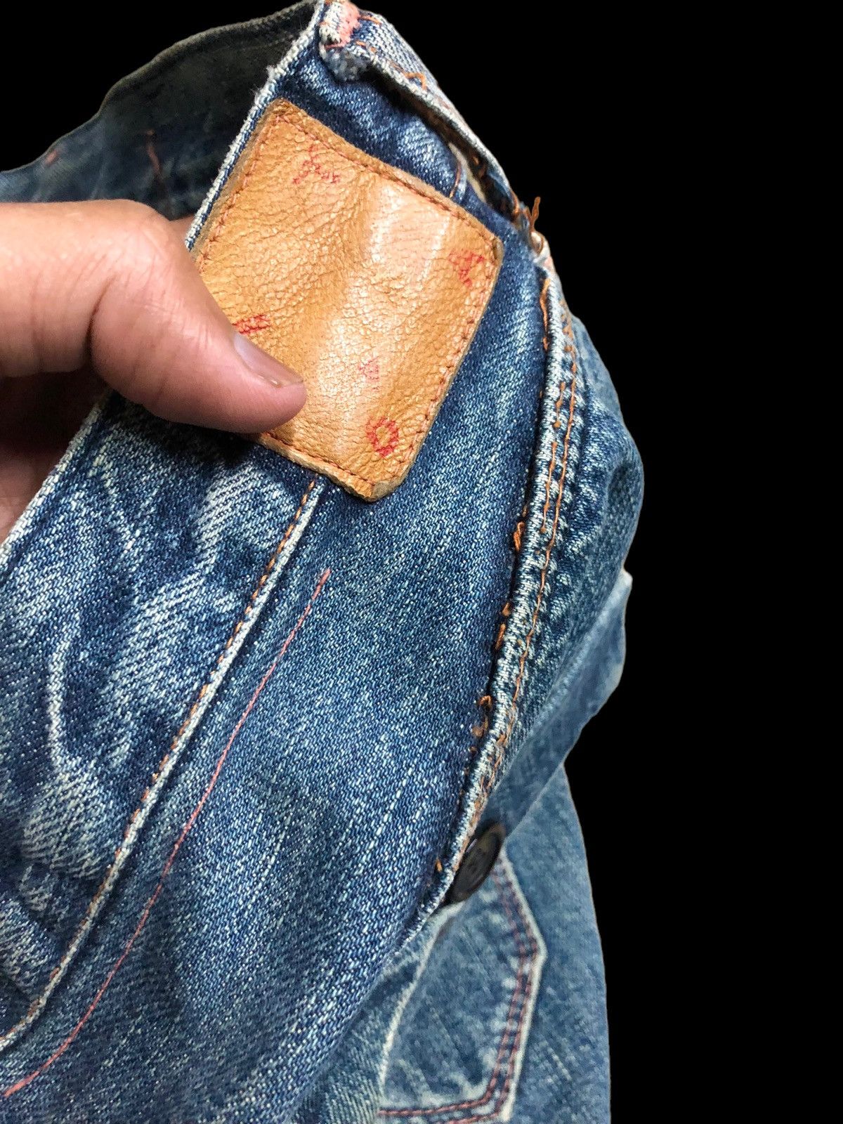KATO SELVEDGE DAMAGED DENIM BY KATO JAPAN Size US 32 / EU 48 - 5 Thumbnail
