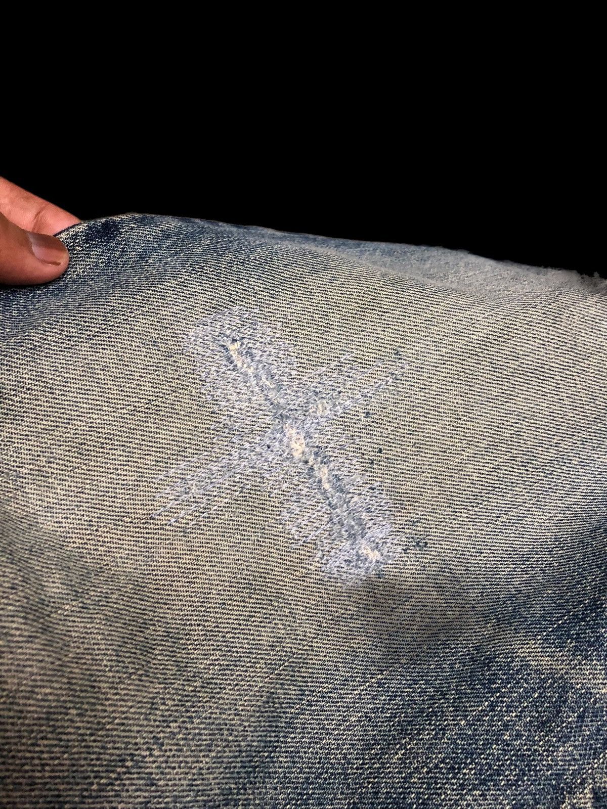 KATO SELVEDGE DAMAGED DENIM BY KATO JAPAN Size US 32 / EU 48 - 10 Thumbnail