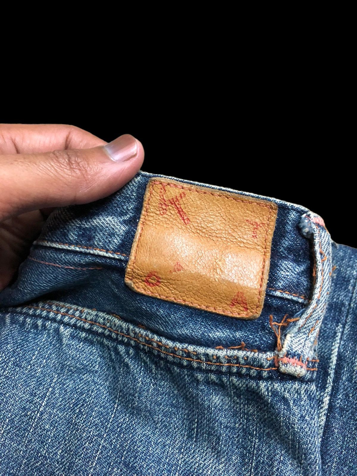 KATO SELVEDGE DAMAGED DENIM BY KATO JAPAN Size US 32 / EU 48 - 16 Thumbnail