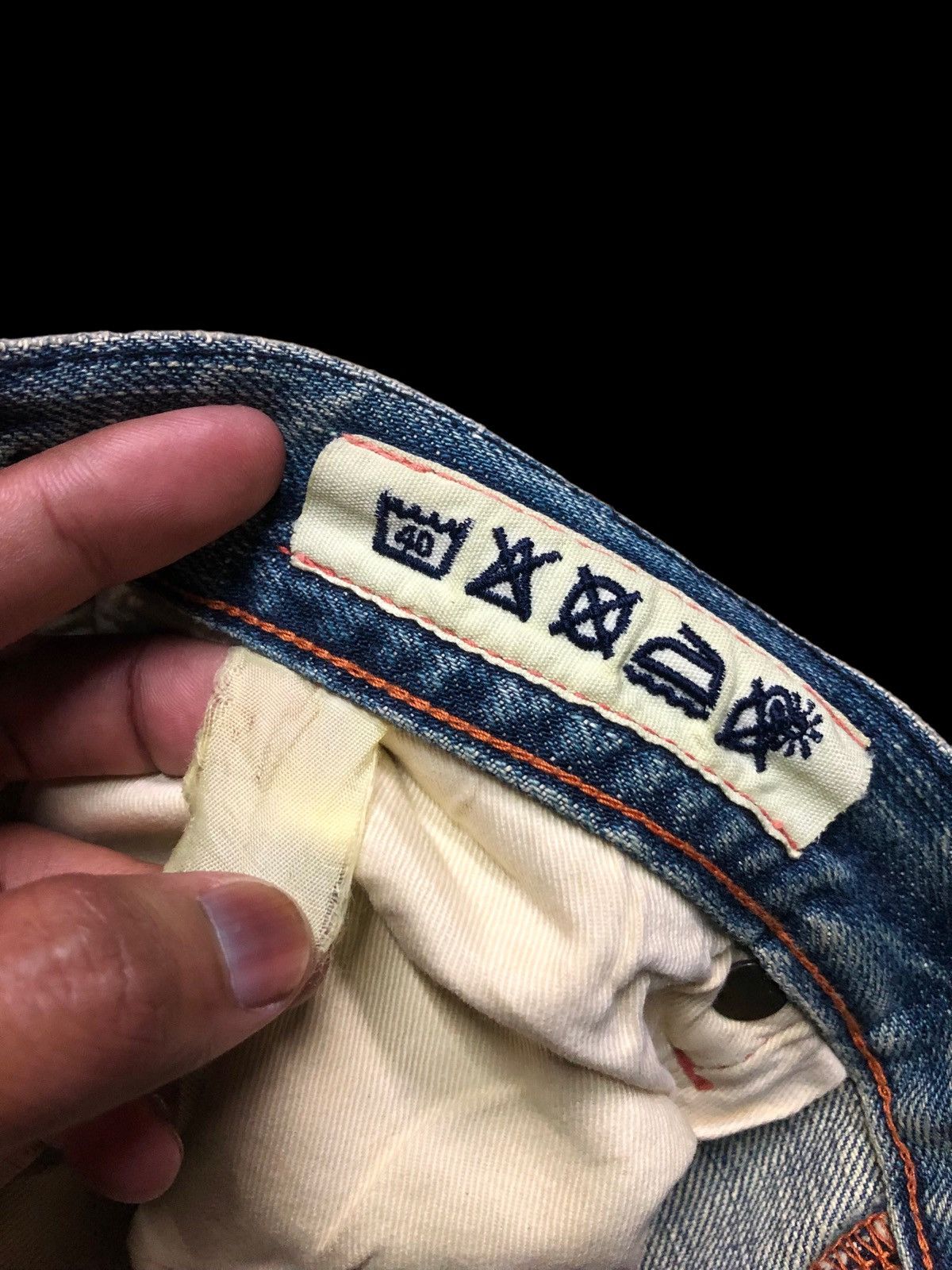 KATO SELVEDGE DAMAGED DENIM BY KATO JAPAN Size US 32 / EU 48 - 15 Thumbnail