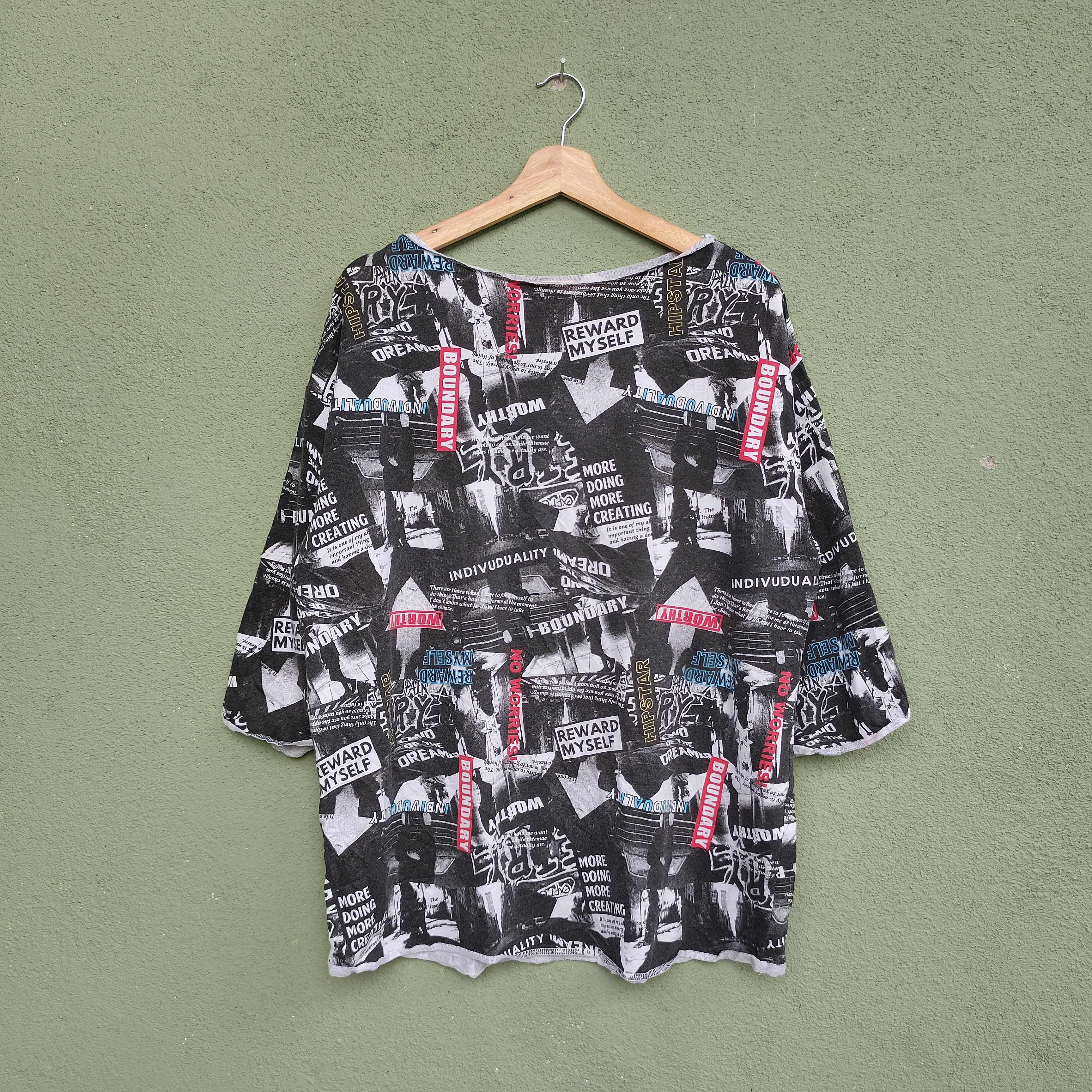 Designer Browny Vintage Full Print Shirt Size US L / EU 52-54 / 3 - 1 Thumbnail
