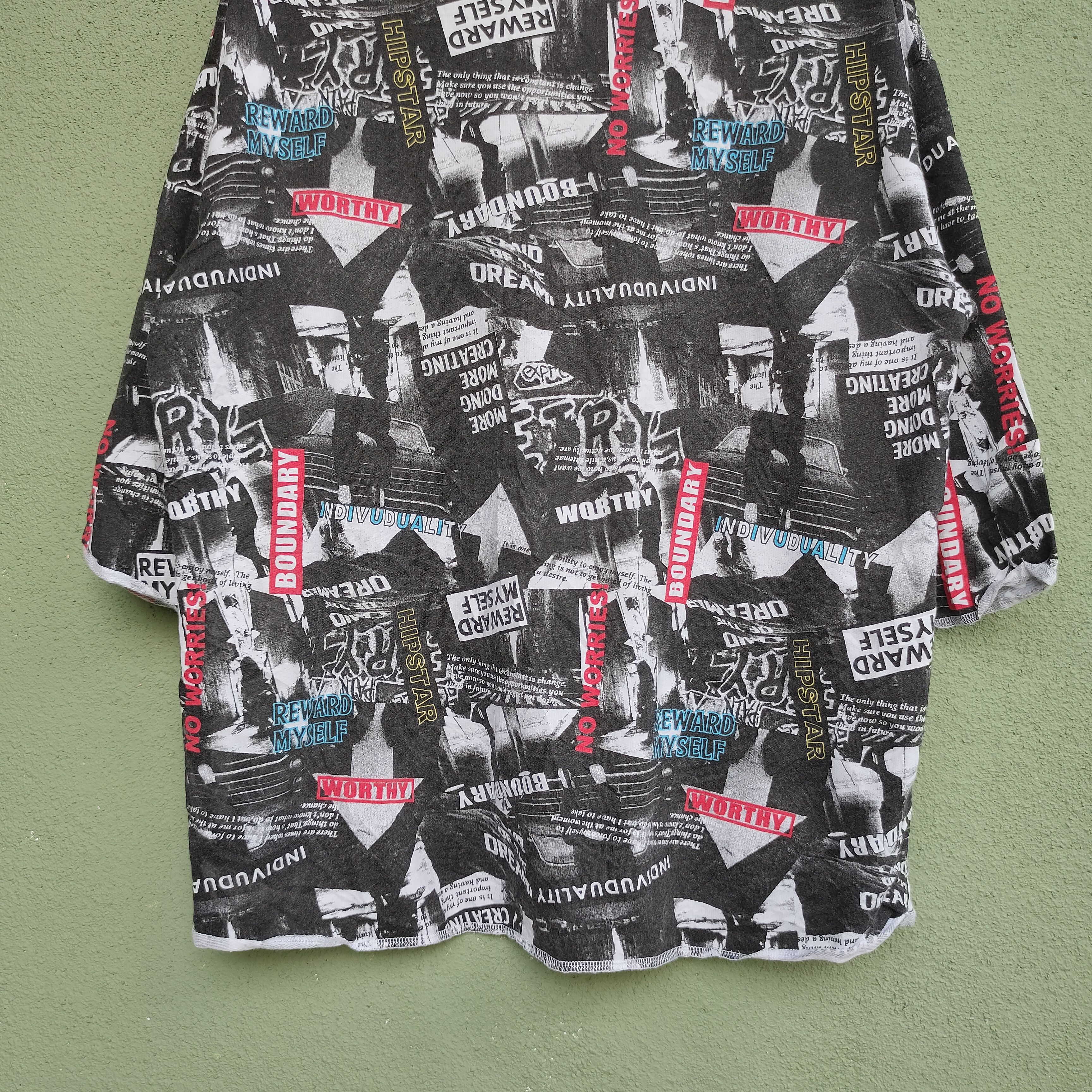 Designer Browny Vintage Full Print Shirt Size US L / EU 52-54 / 3 - 6 Thumbnail