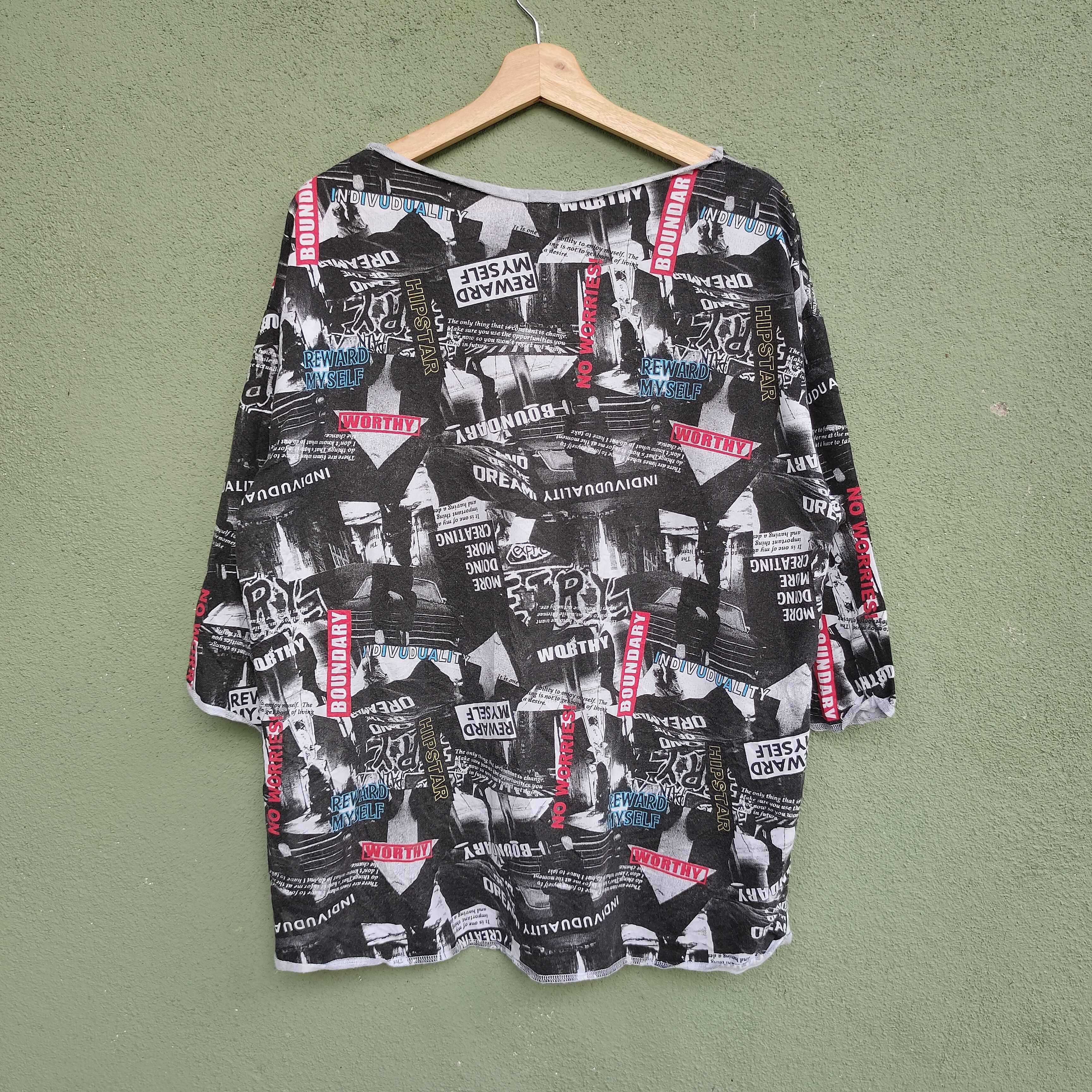 Designer Browny Vintage Full Print Shirt Size US L / EU 52-54 / 3 - 8 Thumbnail