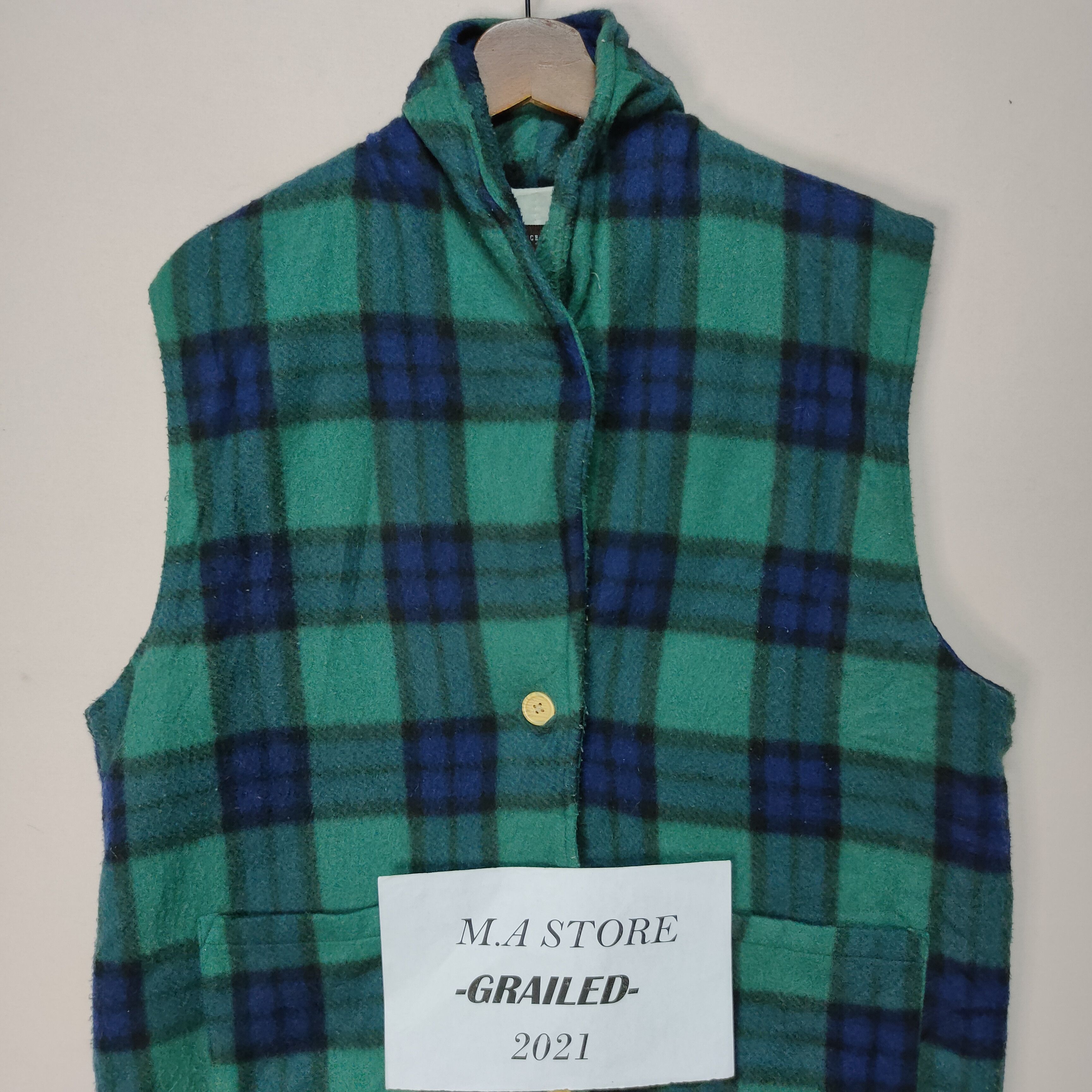 Japanese Brand Vintage Fleecewear Cheeckred Button Ups Vest Size US L / EU 52-54 / 3 - 2 Thumbnail