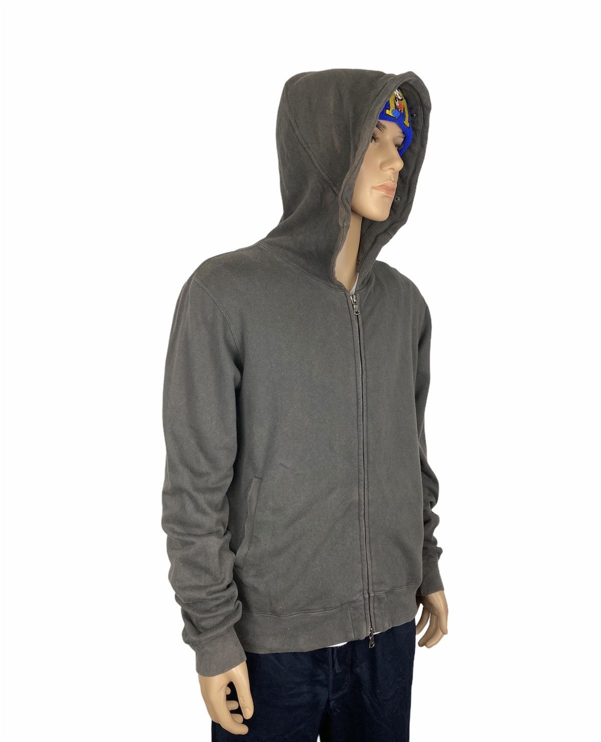 image of Factotum Hoddies Style in Black Faded, Men's (Size Medium)