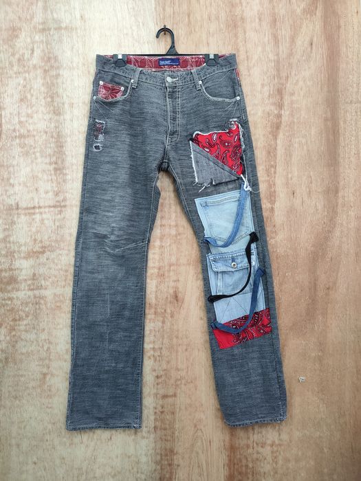 Custom BeeBell Distressed Custom Denim Pants | Grailed