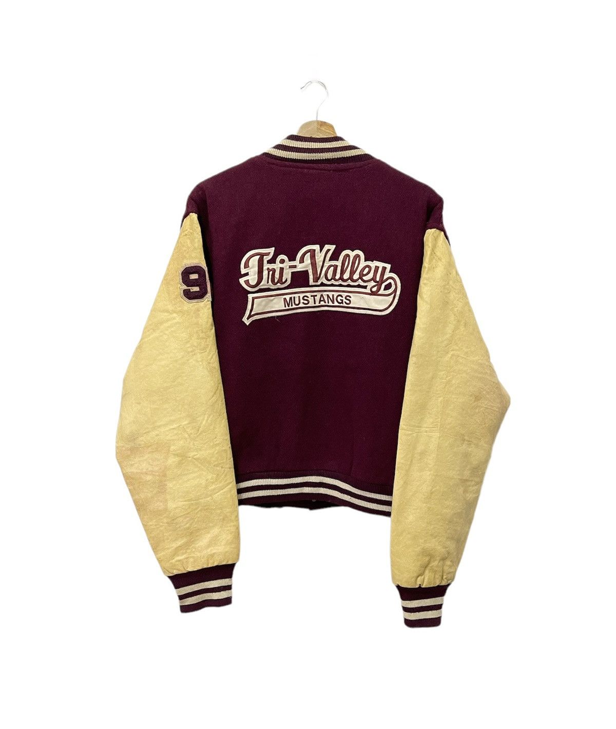 NEFF × Vintage Vintage Neff Mustang Motorsport Varsity Jacket Size US L / EU 52-54 / 3 - 3 Thumbnail