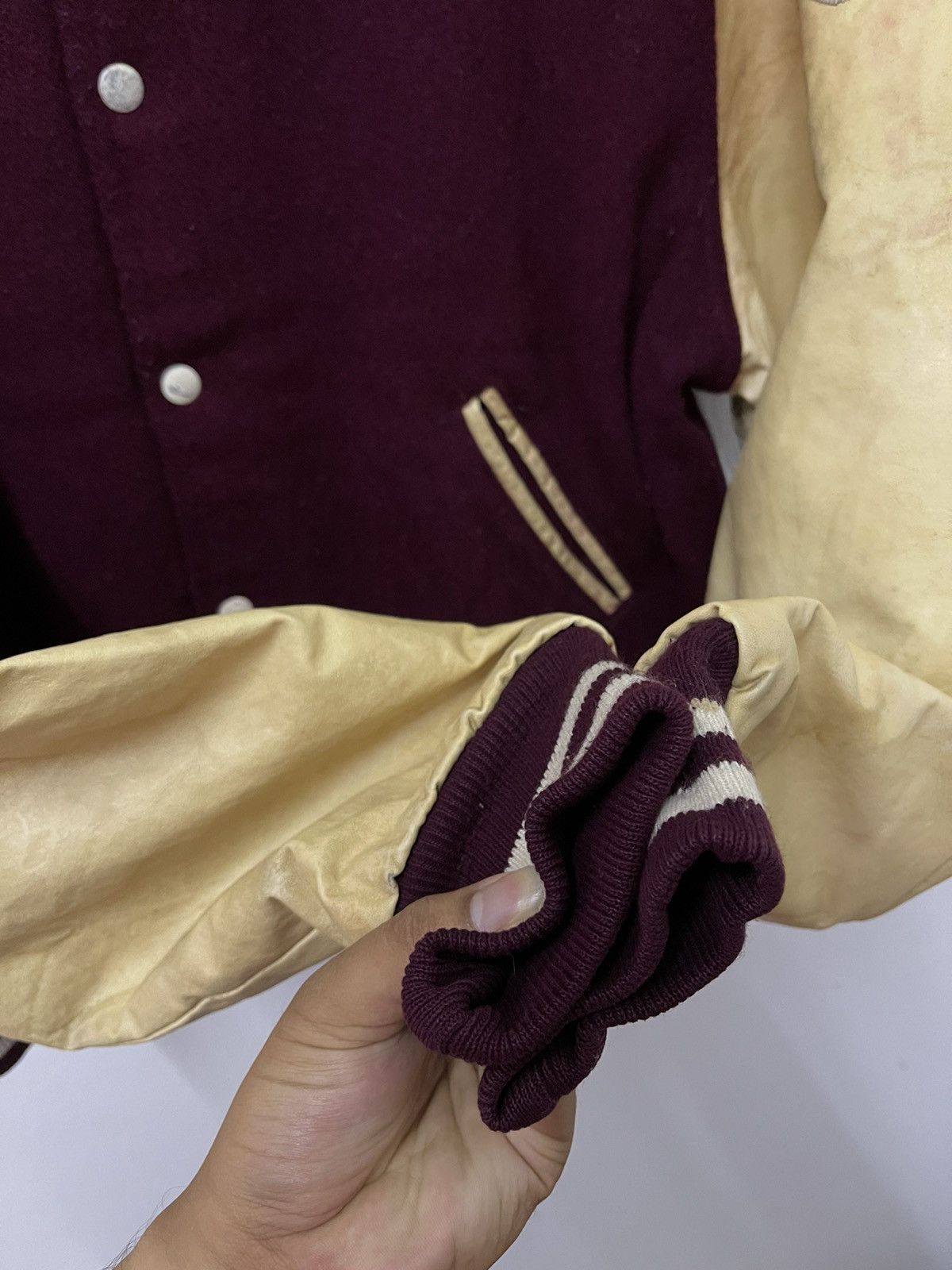 NEFF × Vintage Vintage Neff Mustang Motorsport Varsity Jacket Size US L / EU 52-54 / 3 - 8 Thumbnail
