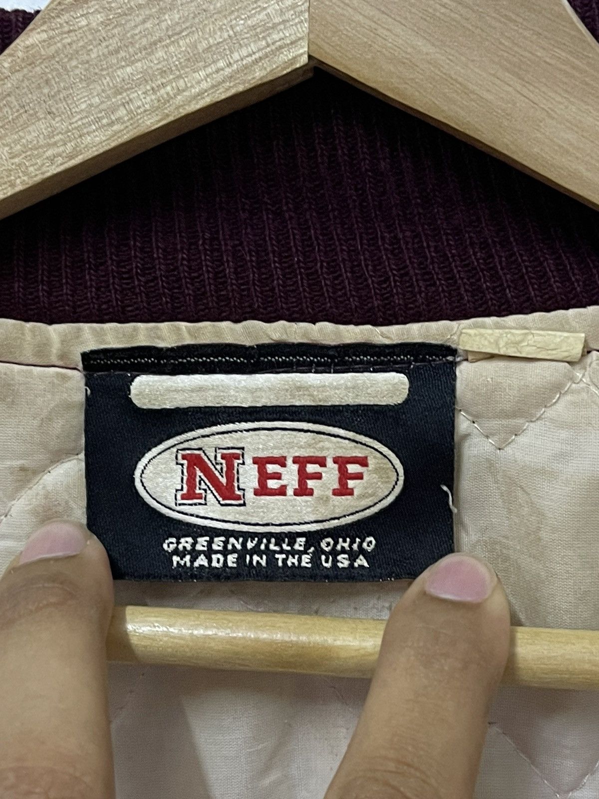 NEFF × Vintage Vintage Neff Mustang Motorsport Varsity Jacket Size US L / EU 52-54 / 3 - 10 Thumbnail