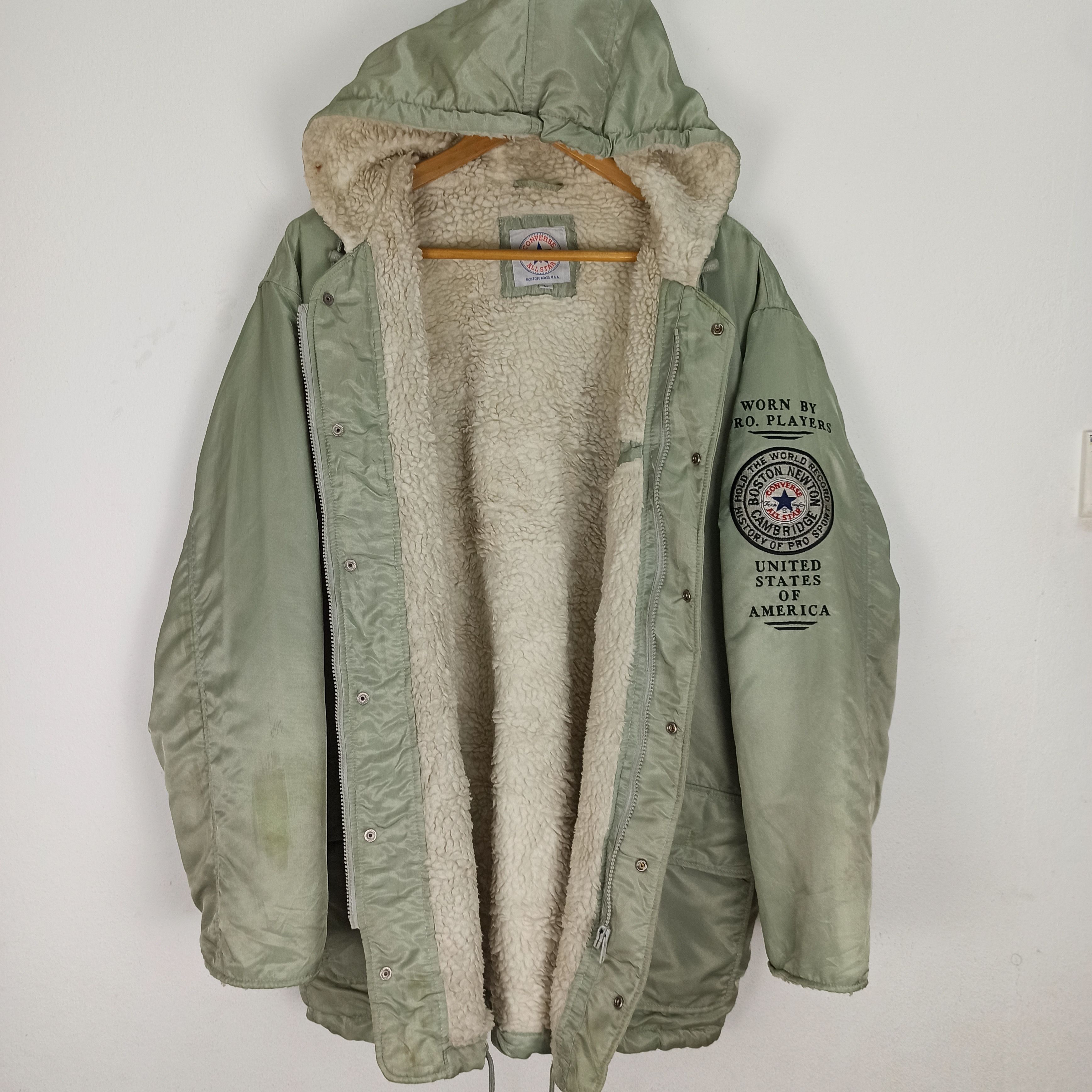 Converse Vintage Converse Jacket Winter Big Logo Embroidered Size US L / EU 52-54 / 3 - 6 Thumbnail