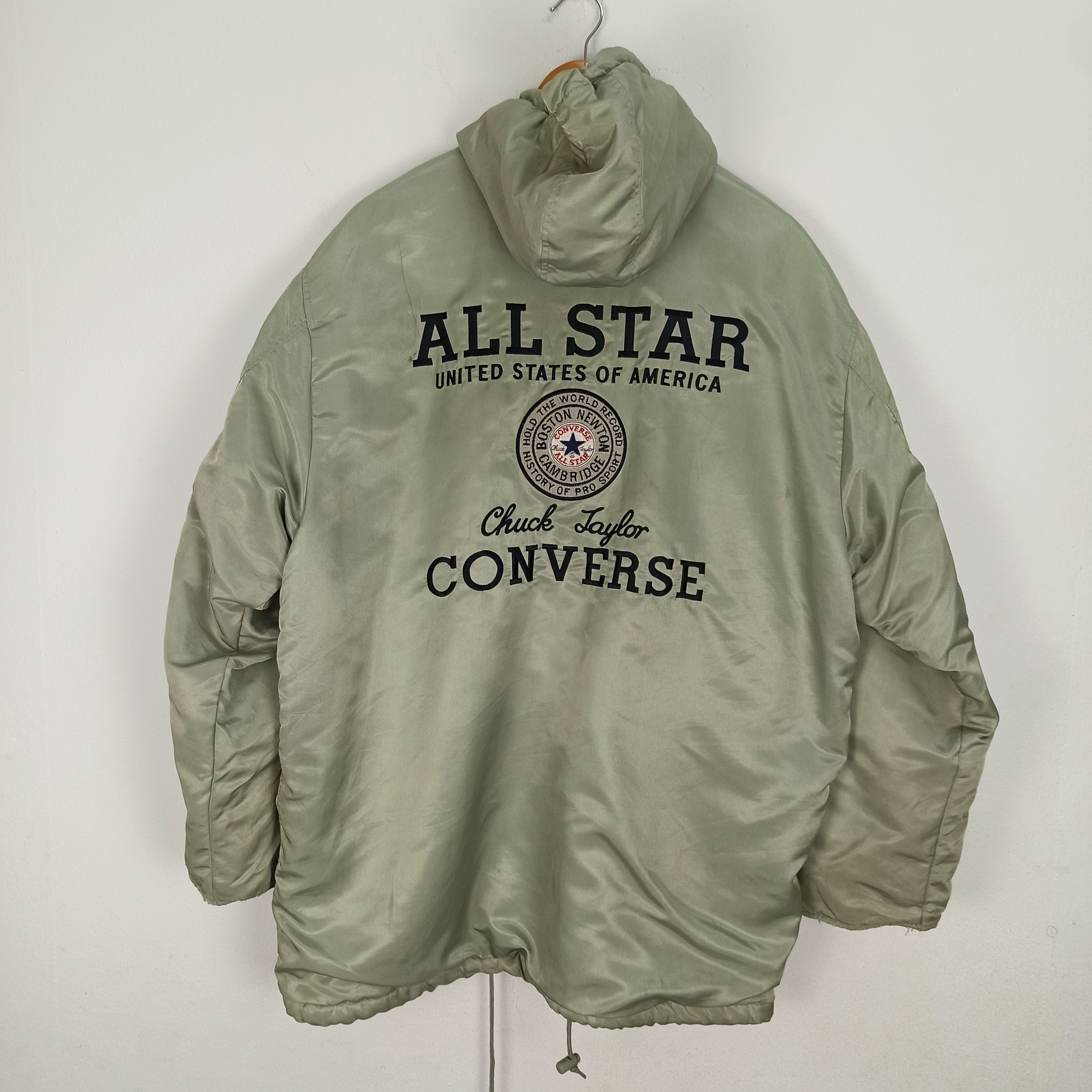 Converse Vintage Converse Jacket Winter Big Logo Embroidered Size US L / EU 52-54 / 3 - 1 Thumbnail