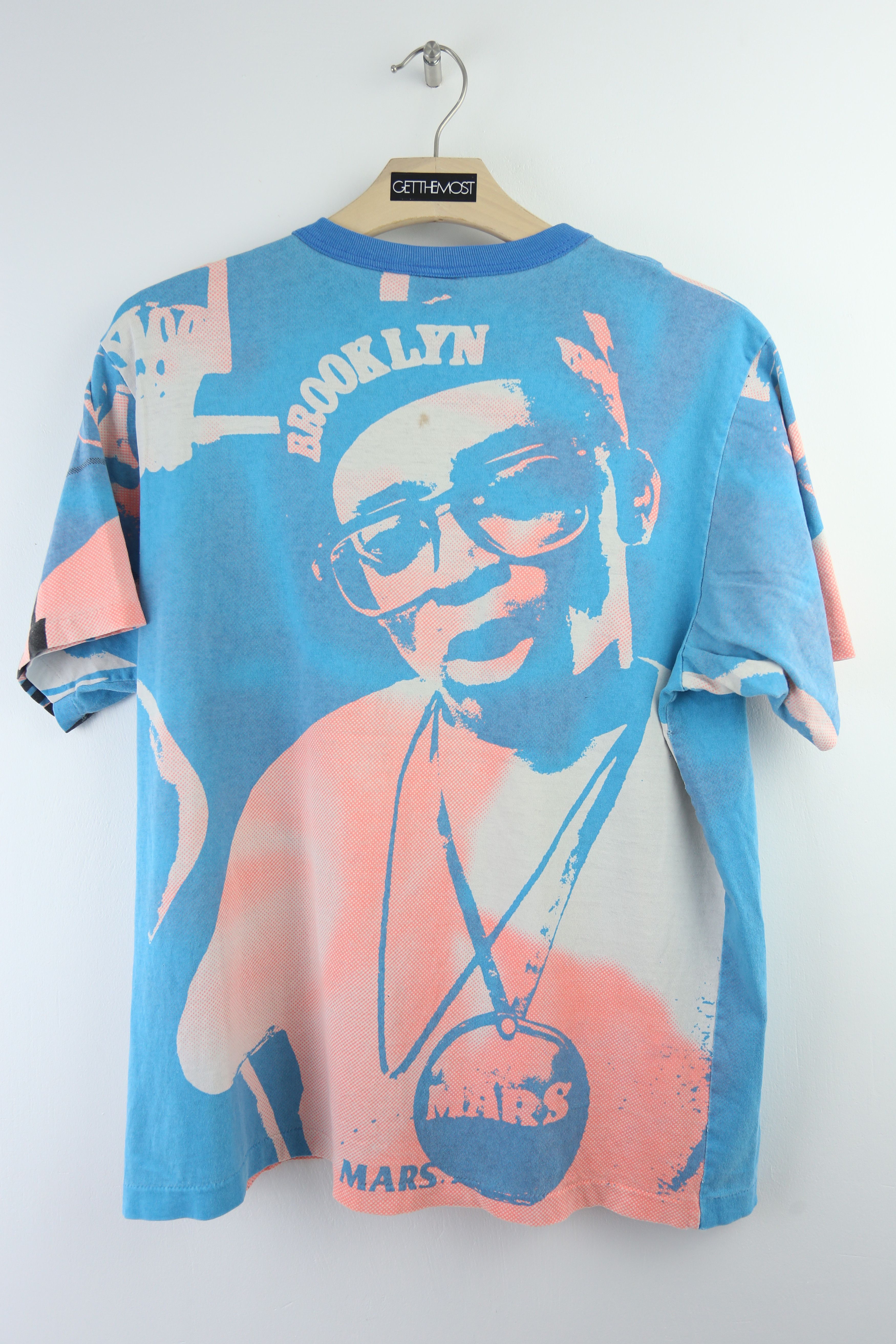 Nike × Vintage GTMC835 Rare Vtg. 90s Nike SPIKE LEE All Over Printed tees Size US L / EU 52-54 / 3 - 4 Thumbnail
