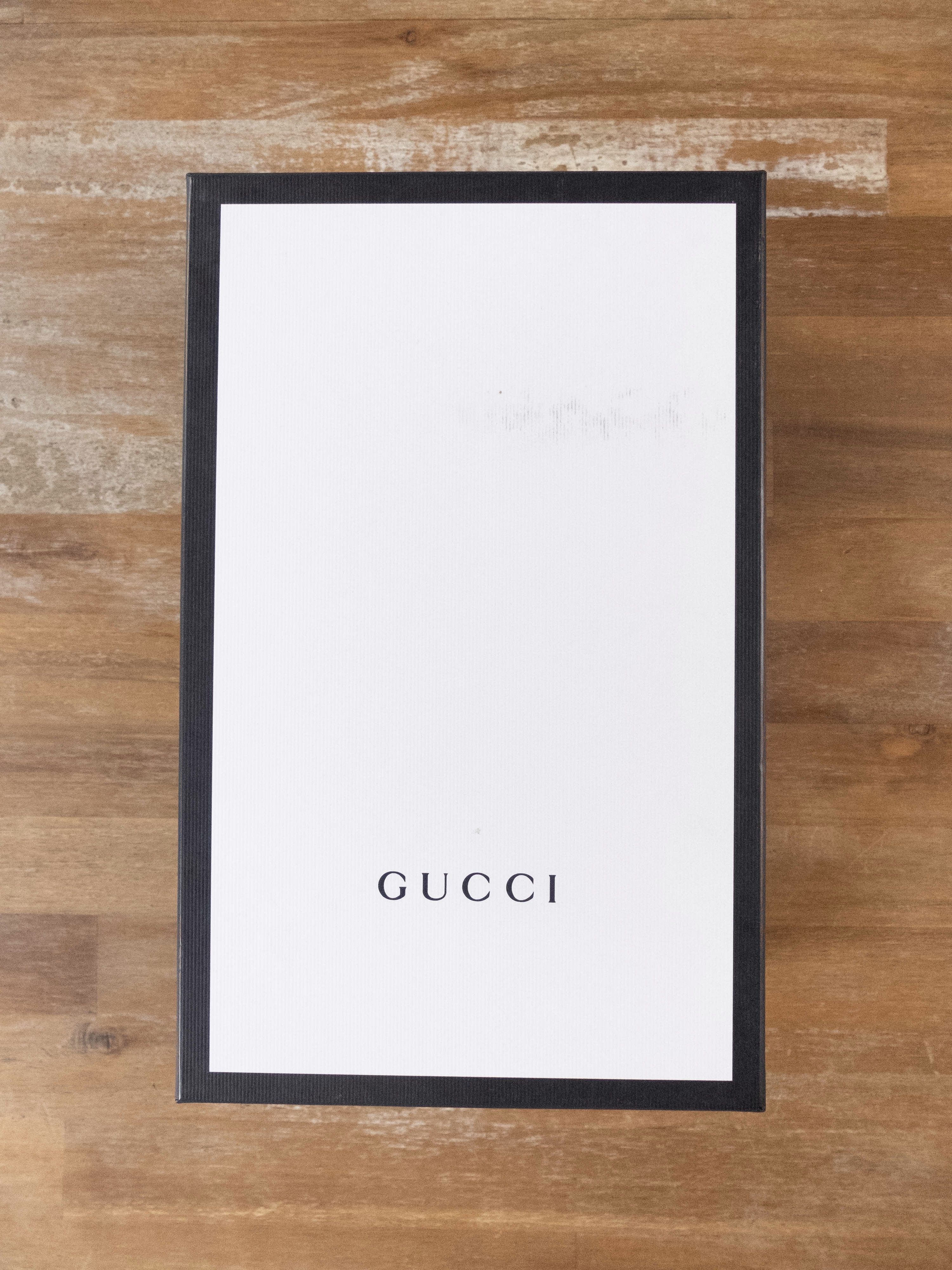 Gucci GUCCI Sylvie black leather slingback pumps sandals 6.5 36.5 Size US 6.5 / IT 36.5 - 12 Thumbnail