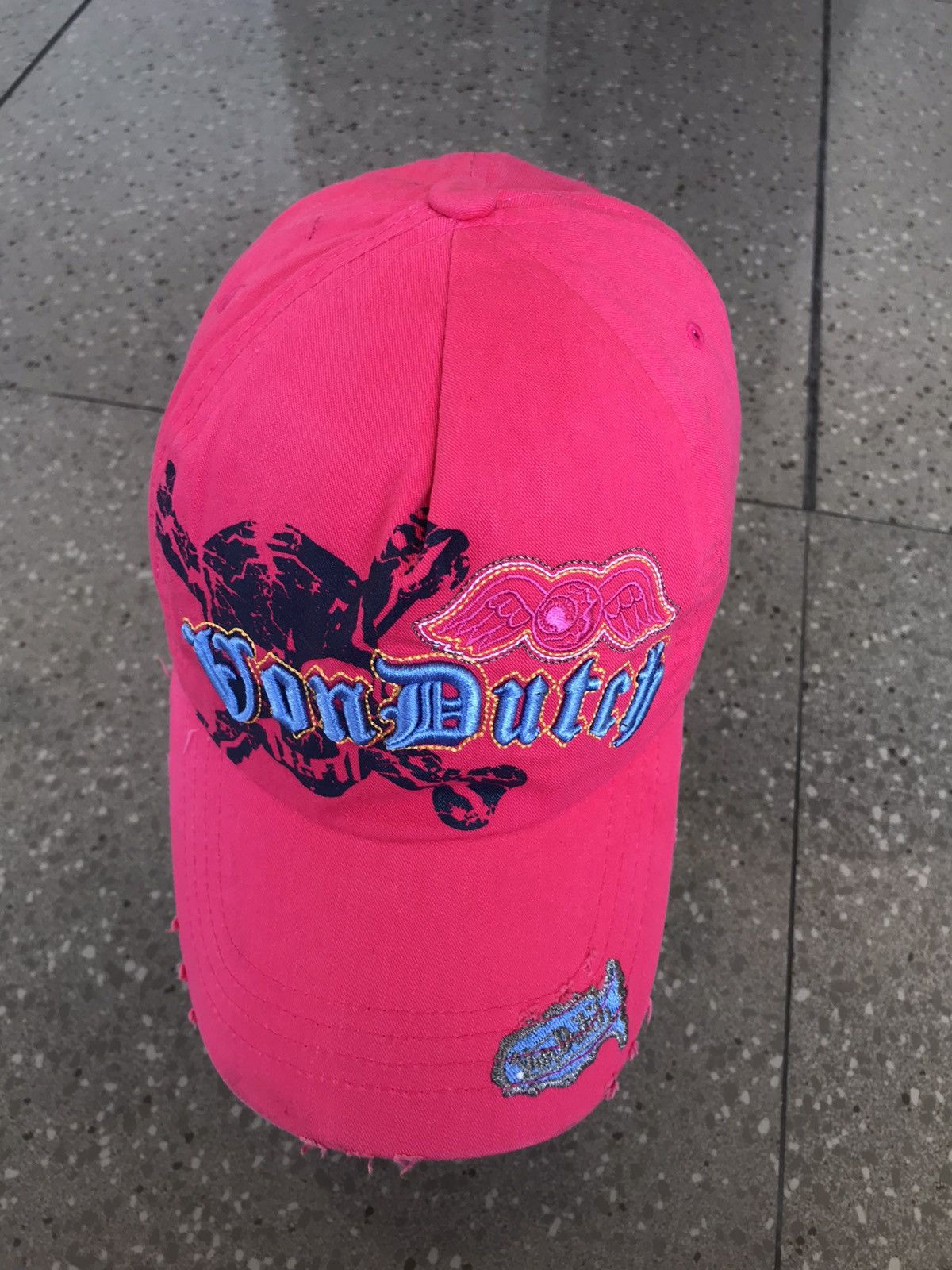 Von Dutch Von Dutch Distressed Design Hat Size ONE SIZE - 2 Thumbnail