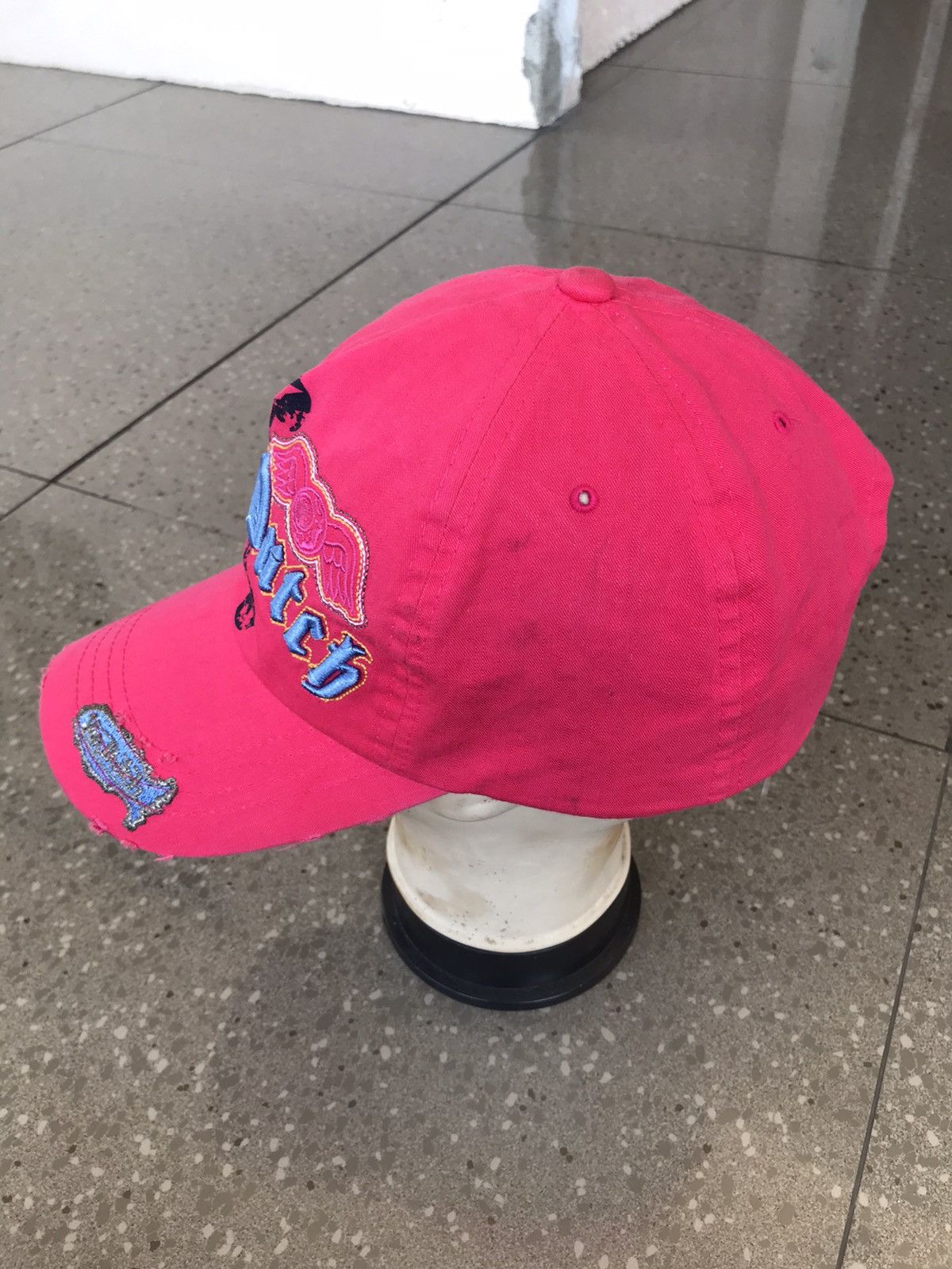 Von Dutch Von Dutch Distressed Design Hat Size ONE SIZE - 3 Thumbnail