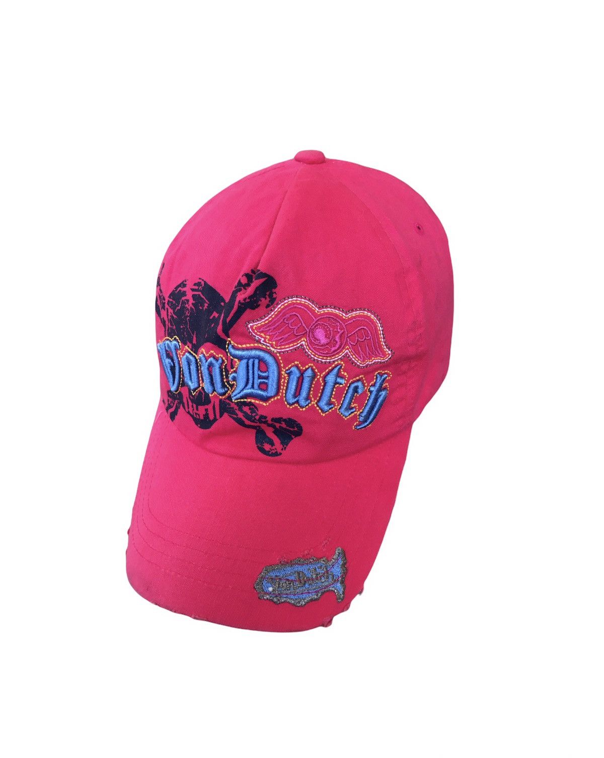 Von Dutch Von Dutch Distressed Design Hat Size ONE SIZE - 1 Thumbnail