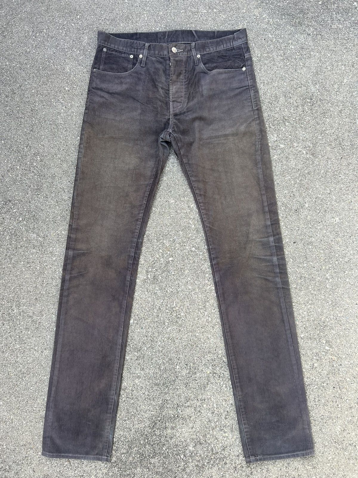 Helmut Lang Helmut Lang New York Waxed Corduroy Mud Jeans Size US 32 / EU 48 - 1 Thumbnail