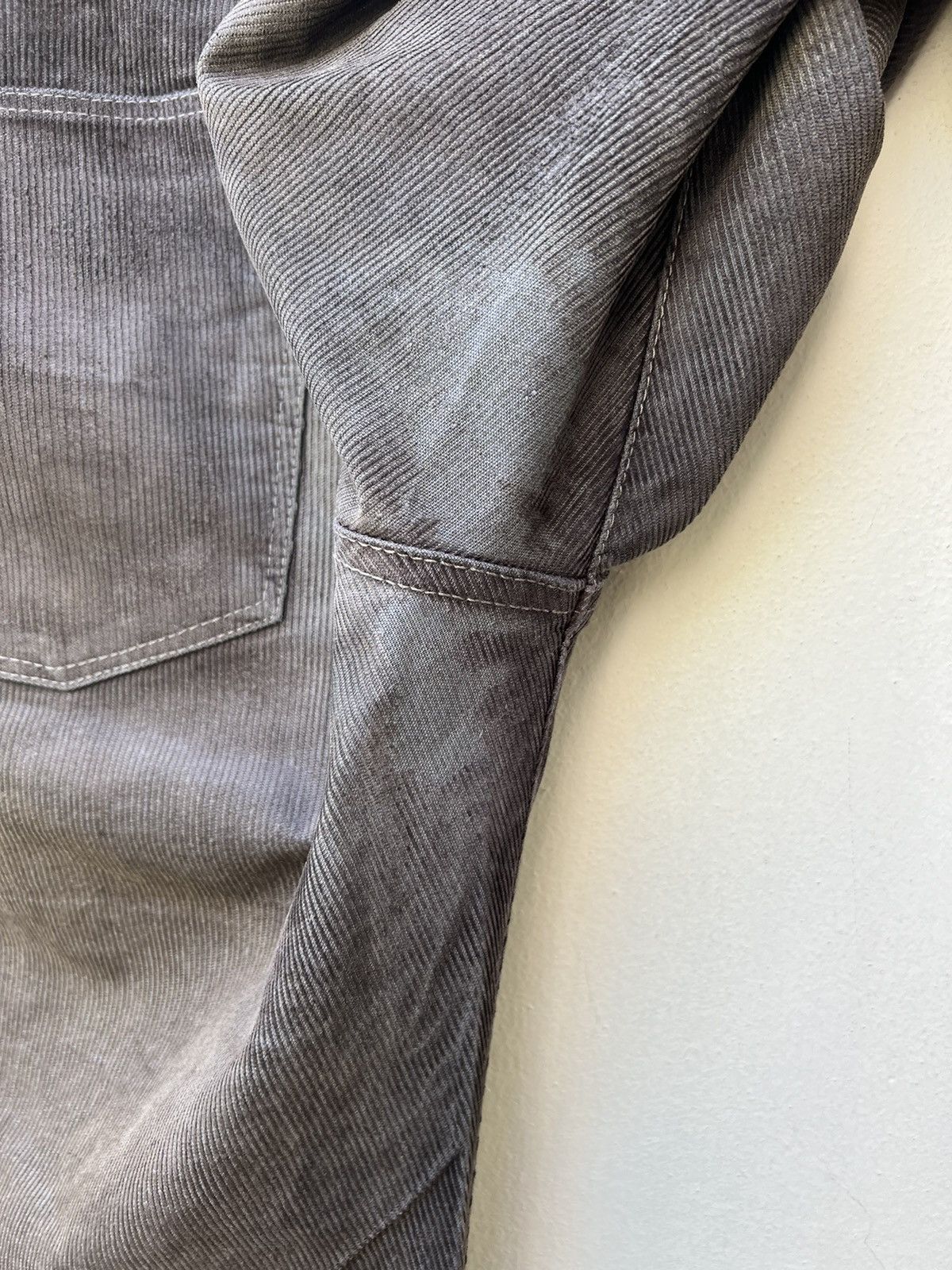 Helmut Lang Helmut Lang New York Waxed Corduroy Mud Jeans Size US 32 / EU 48 - 19 Thumbnail