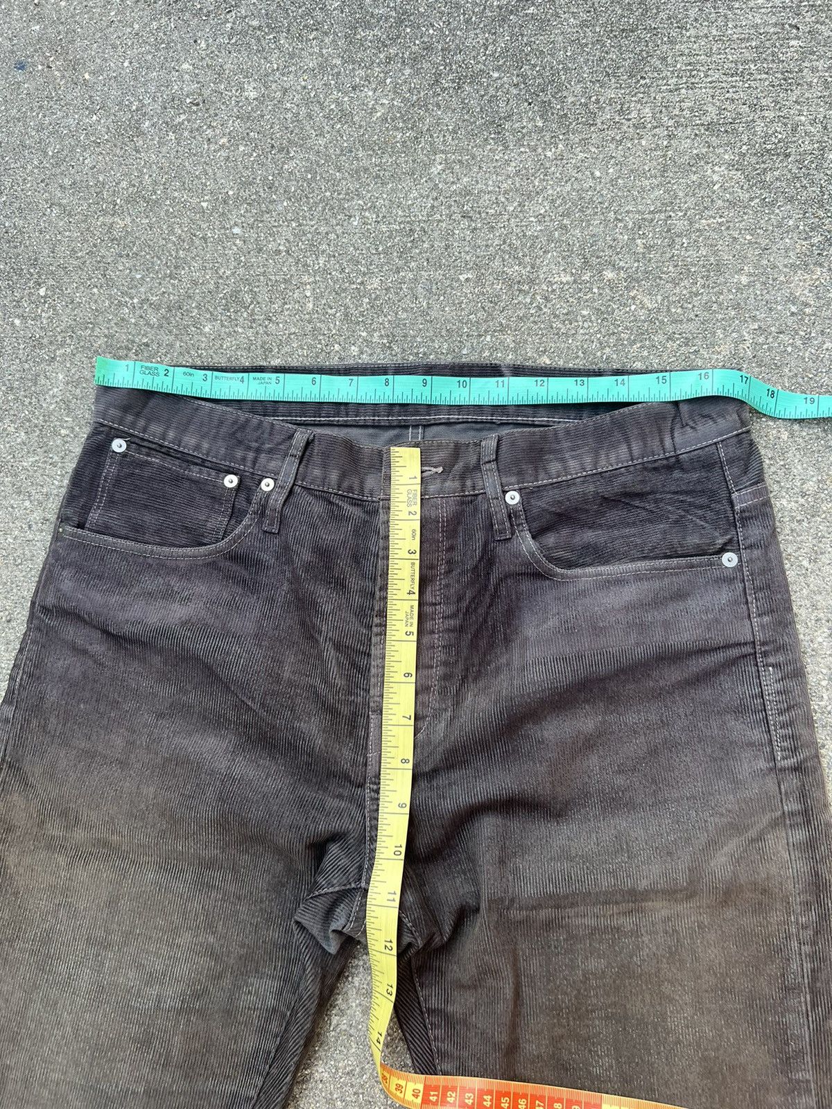Helmut Lang Helmut Lang New York Waxed Corduroy Mud Jeans Size US 32 / EU 48 - 2 Thumbnail