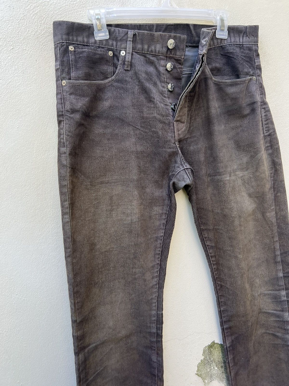 Helmut Lang Helmut Lang New York Waxed Corduroy Mud Jeans Size US 32 / EU 48 - 8 Thumbnail