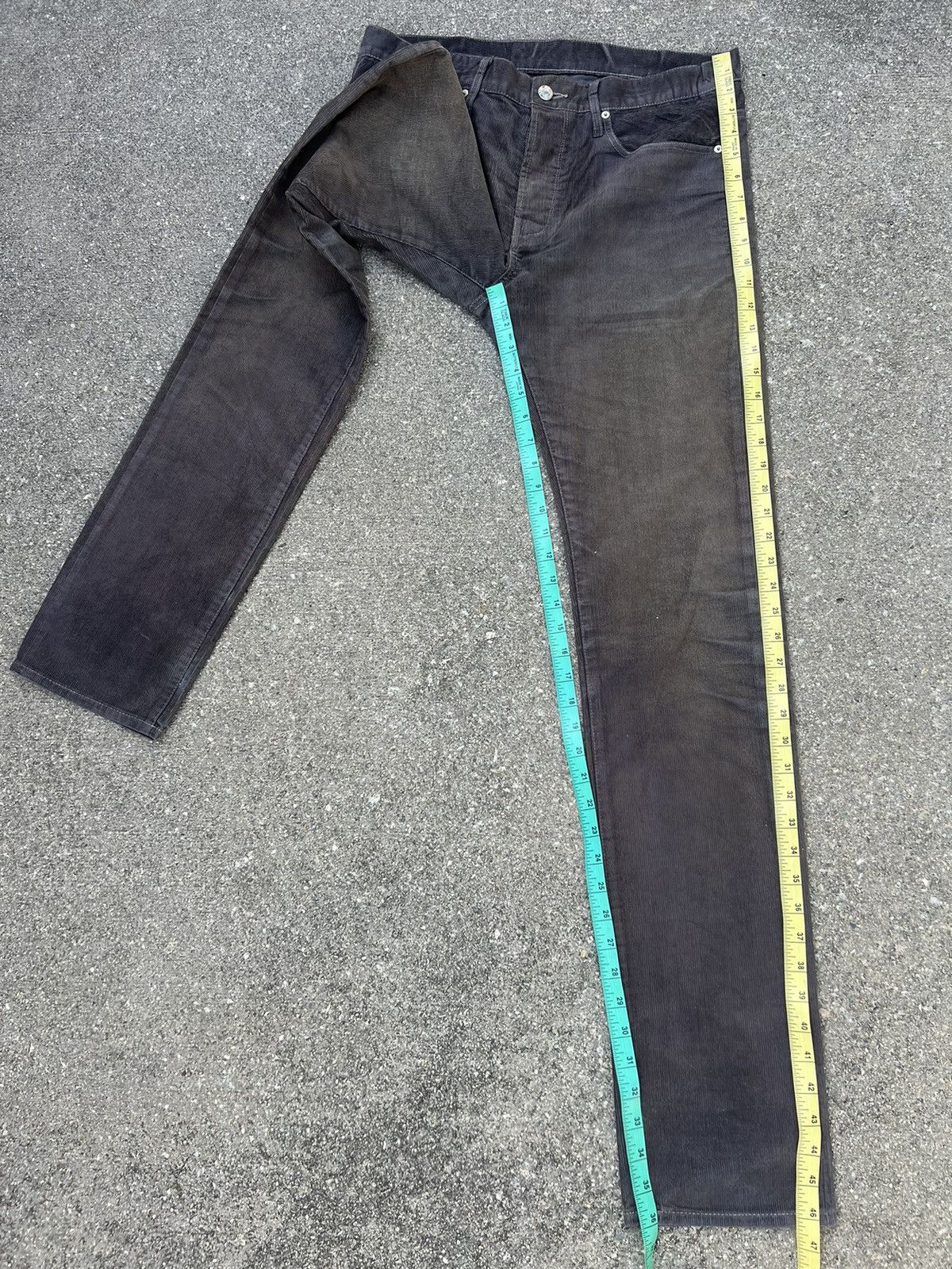 Helmut Lang Helmut Lang New York Waxed Corduroy Mud Jeans Size US 32 / EU 48 - 4 Thumbnail