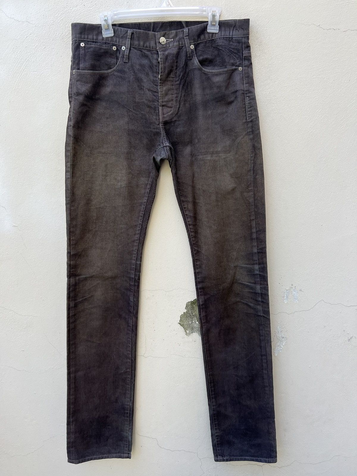 Helmut Lang Helmut Lang New York Waxed Corduroy Mud Jeans Size US 32 / EU 48 - 6 Thumbnail