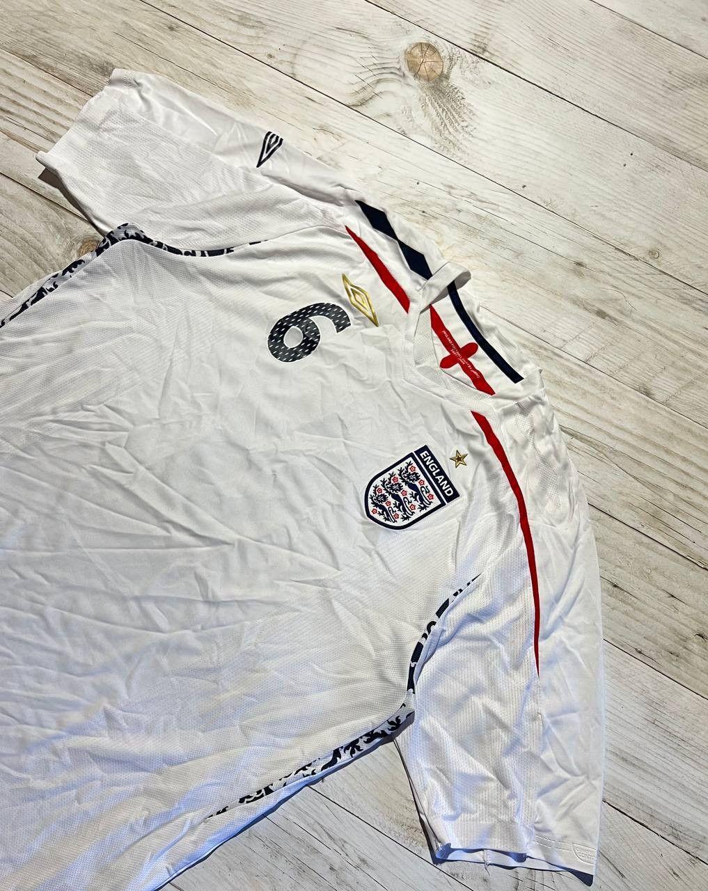 Umbro Umbro England 2007 2009 Terry #6 Home Shirt Jersey 3XL Size US XXL / EU 58 / 5 - 3 Thumbnail
