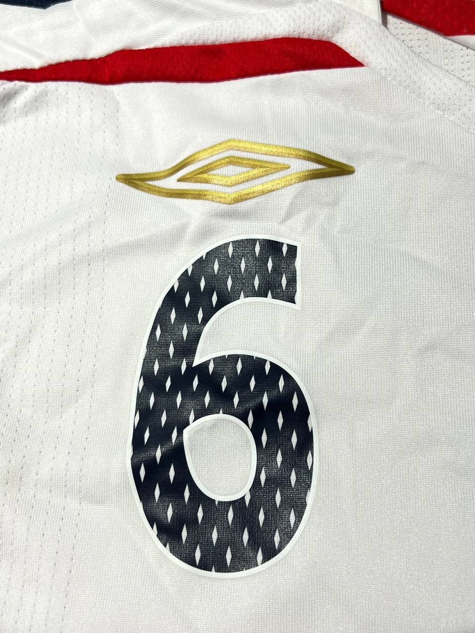 Umbro Umbro England 2007 2009 Terry #6 Home Shirt Jersey 3XL Size US XXL / EU 58 / 5 - 8 Thumbnail