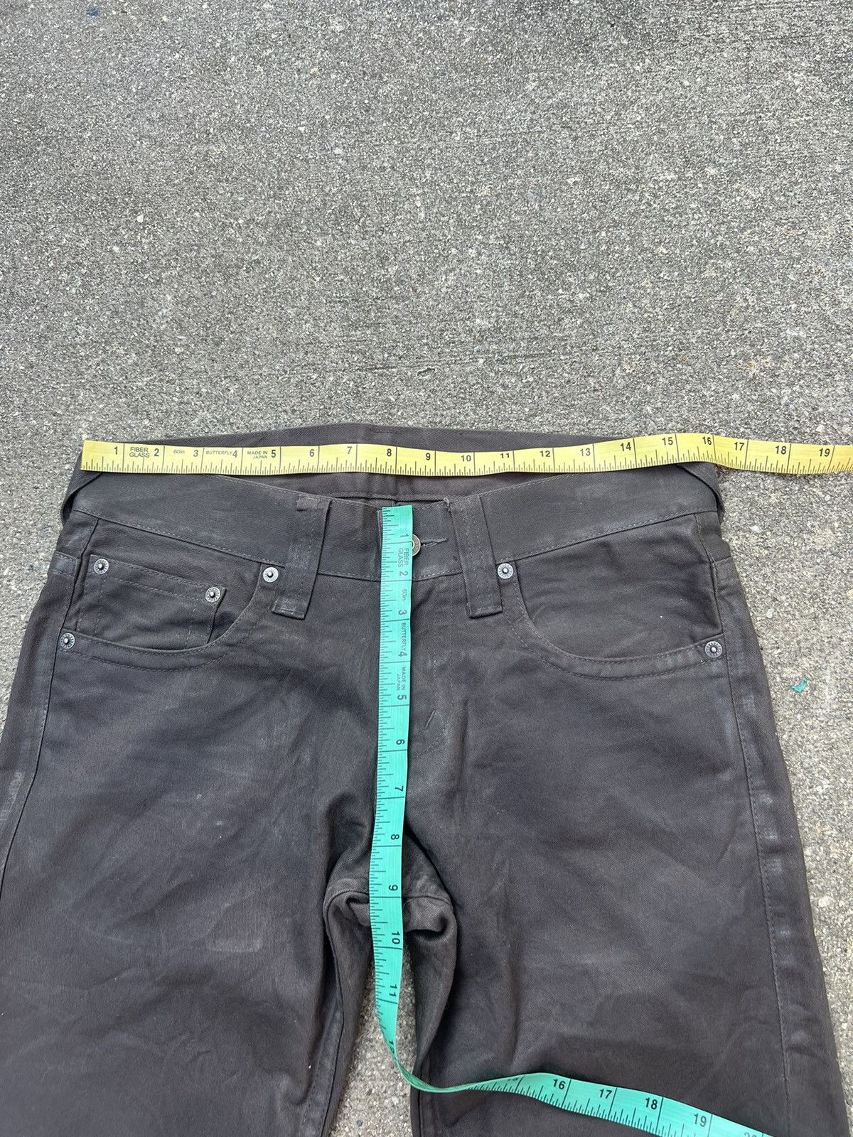 If Six Was Nine VTG Flared Tornado Mart Japan Tribal Embroidery Waxed Pant Size US 30 / EU 46 - 2 Thumbnail
