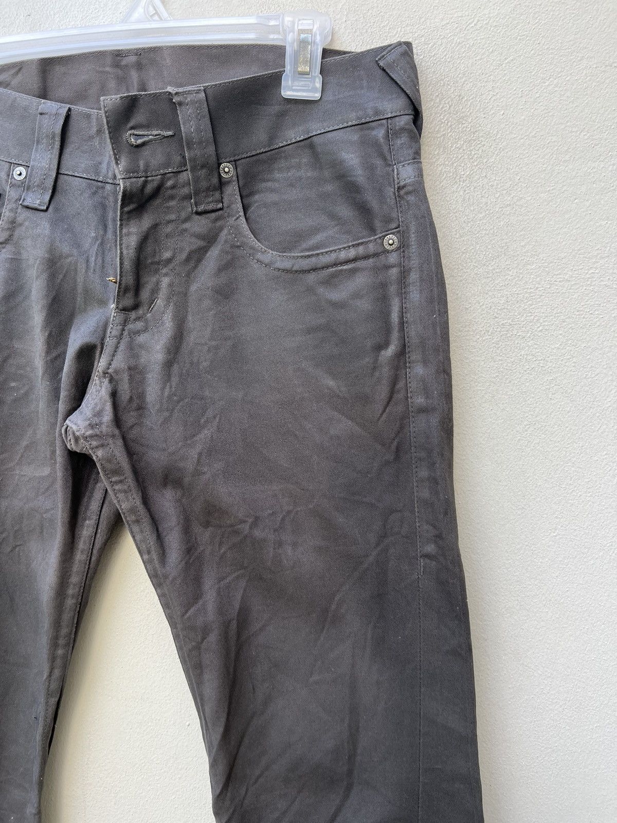 If Six Was Nine VTG Flared Tornado Mart Japan Tribal Embroidery Waxed Pant Size US 30 / EU 46 - 10 Thumbnail