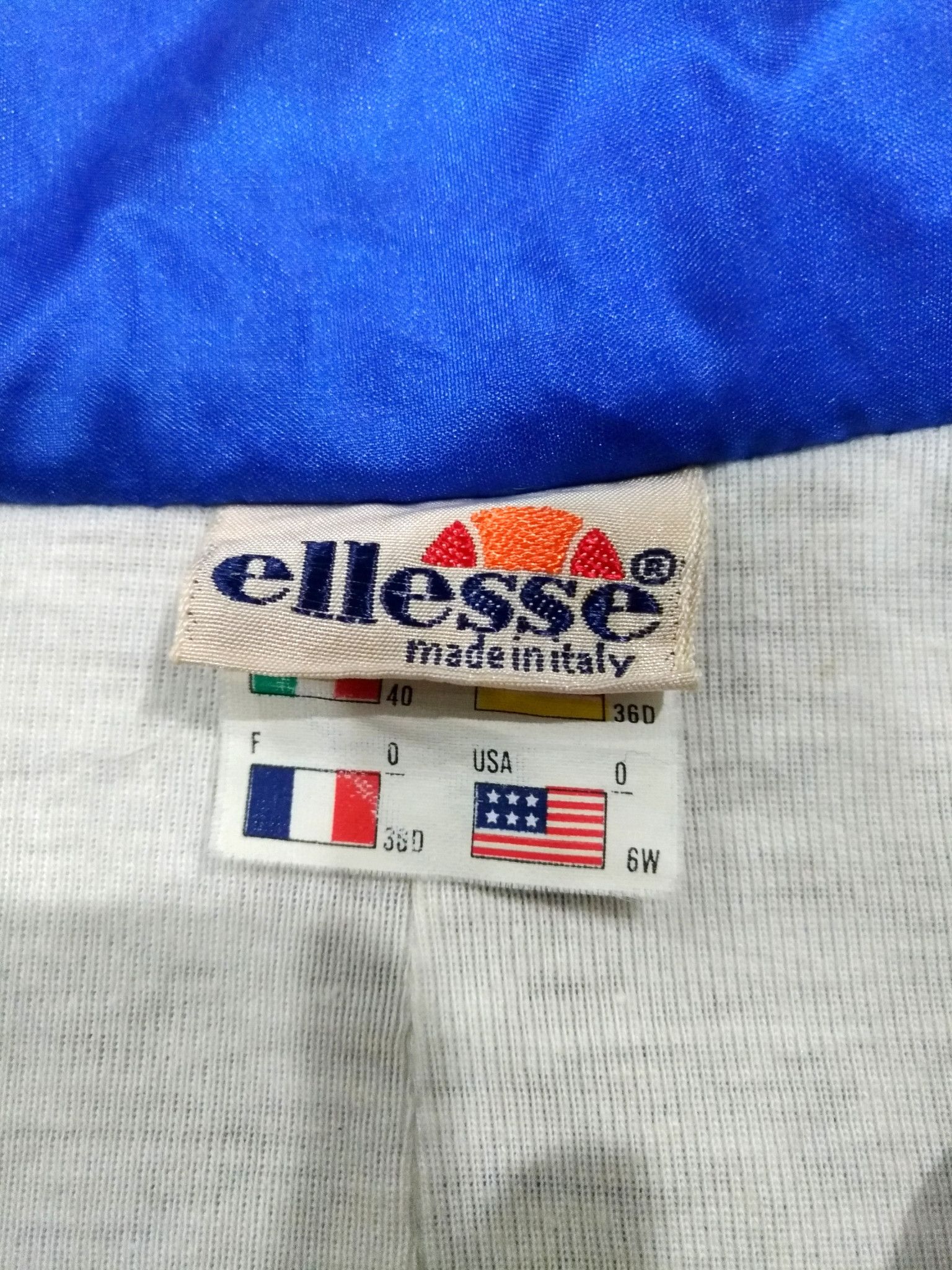 Ellesse RARE! VTG ELLESSE MADE IN ITALY RIRI ZIPPER RETRO STYLE Size US M / EU 48-50 / 2 - 8 Thumbnail