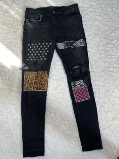 Amiri Art Patch Jeans | Grailed