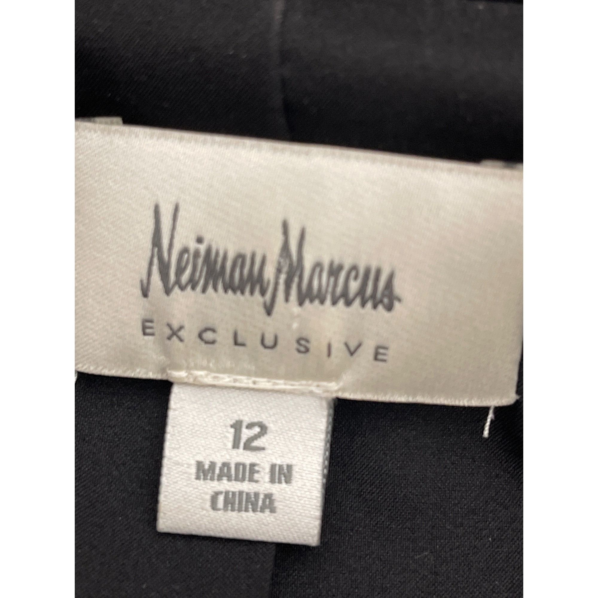 Neiman Marcus Black Blazer Dress Size 12