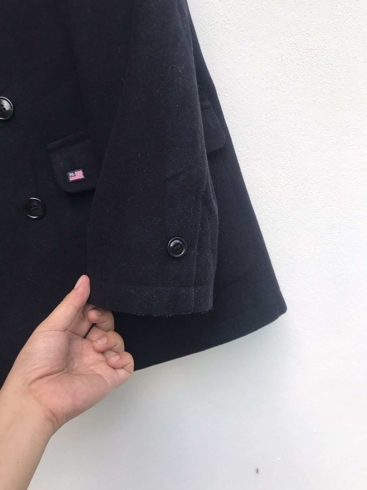 Polo Ralph Lauren × Ralph Lauren Polo Jeans Co. by Ralph Lauren Wool Double Breasted Coat Size US M / EU 48-50 / 2 - 7 Thumbnail