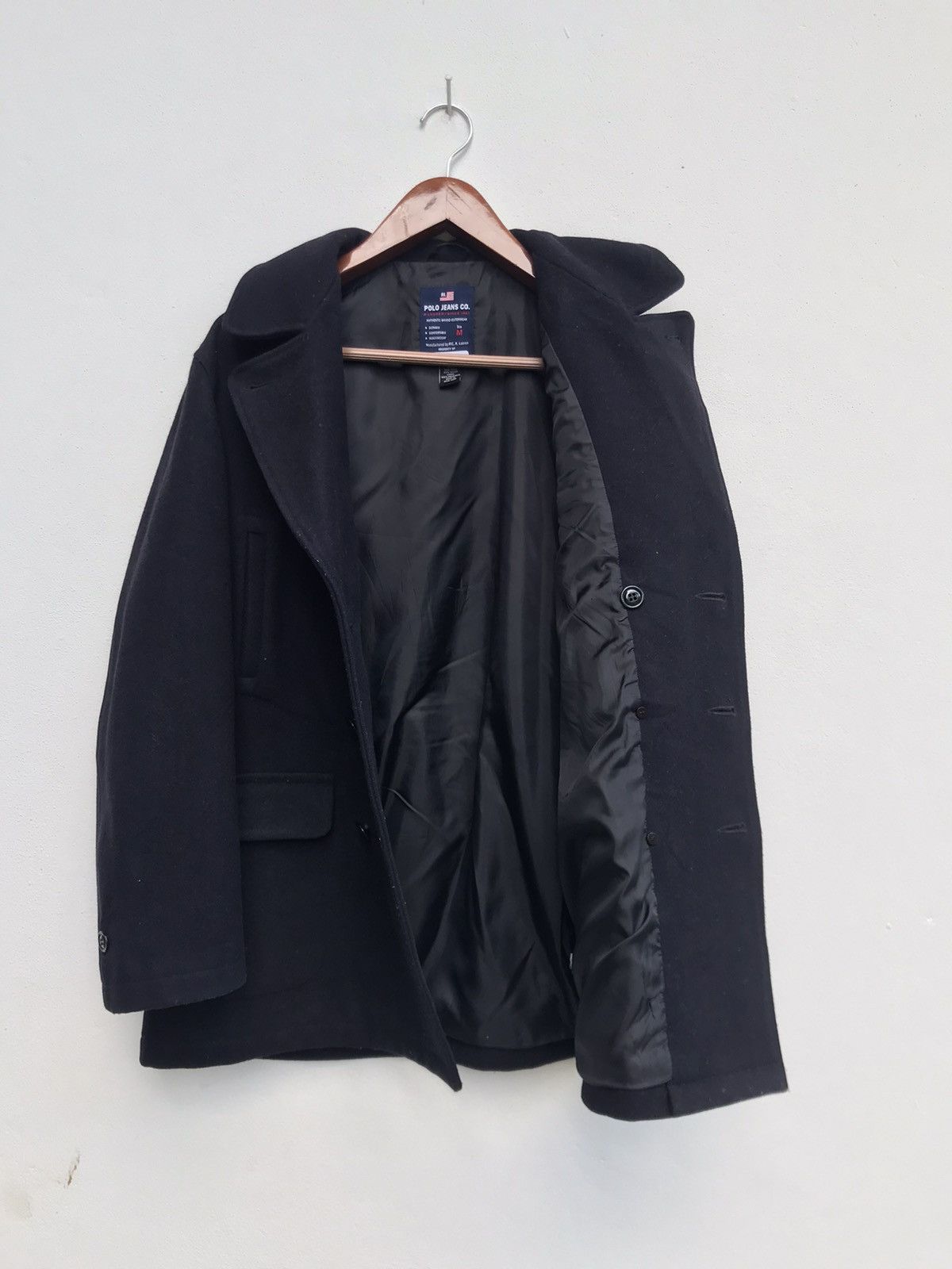 Polo Ralph Lauren × Ralph Lauren Polo Jeans Co. by Ralph Lauren Wool Double Breasted Coat Size US M / EU 48-50 / 2 - 2 Thumbnail