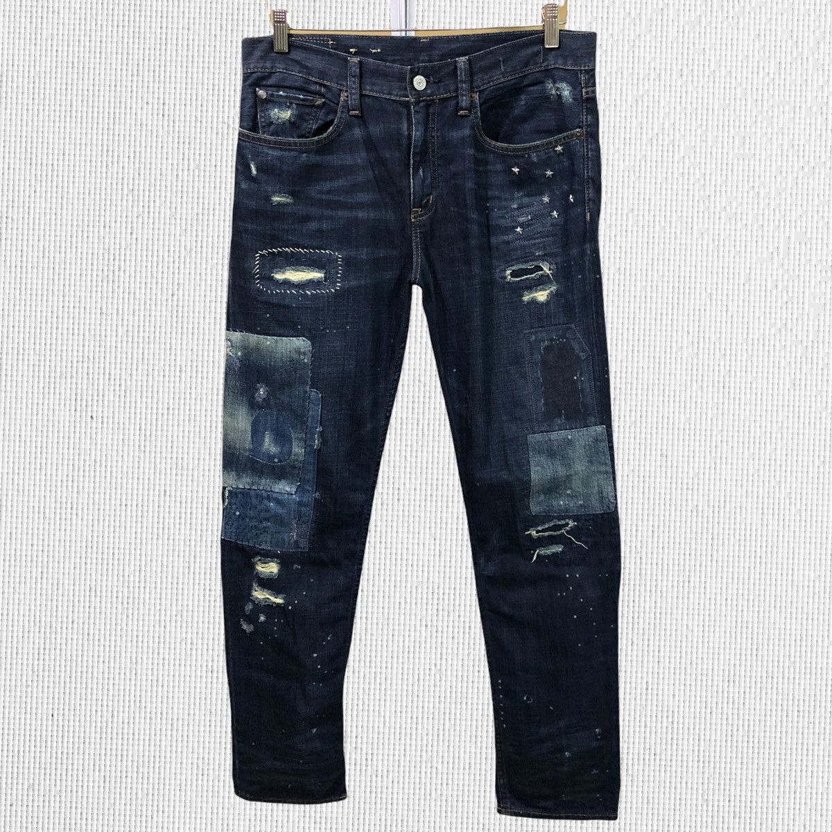 Denim & Supply Ralph Lauren Vintage Denim Supply Ralph Lauren Patchwork Denim Jeans Size US 32 / EU 48 - 1 Thumbnail