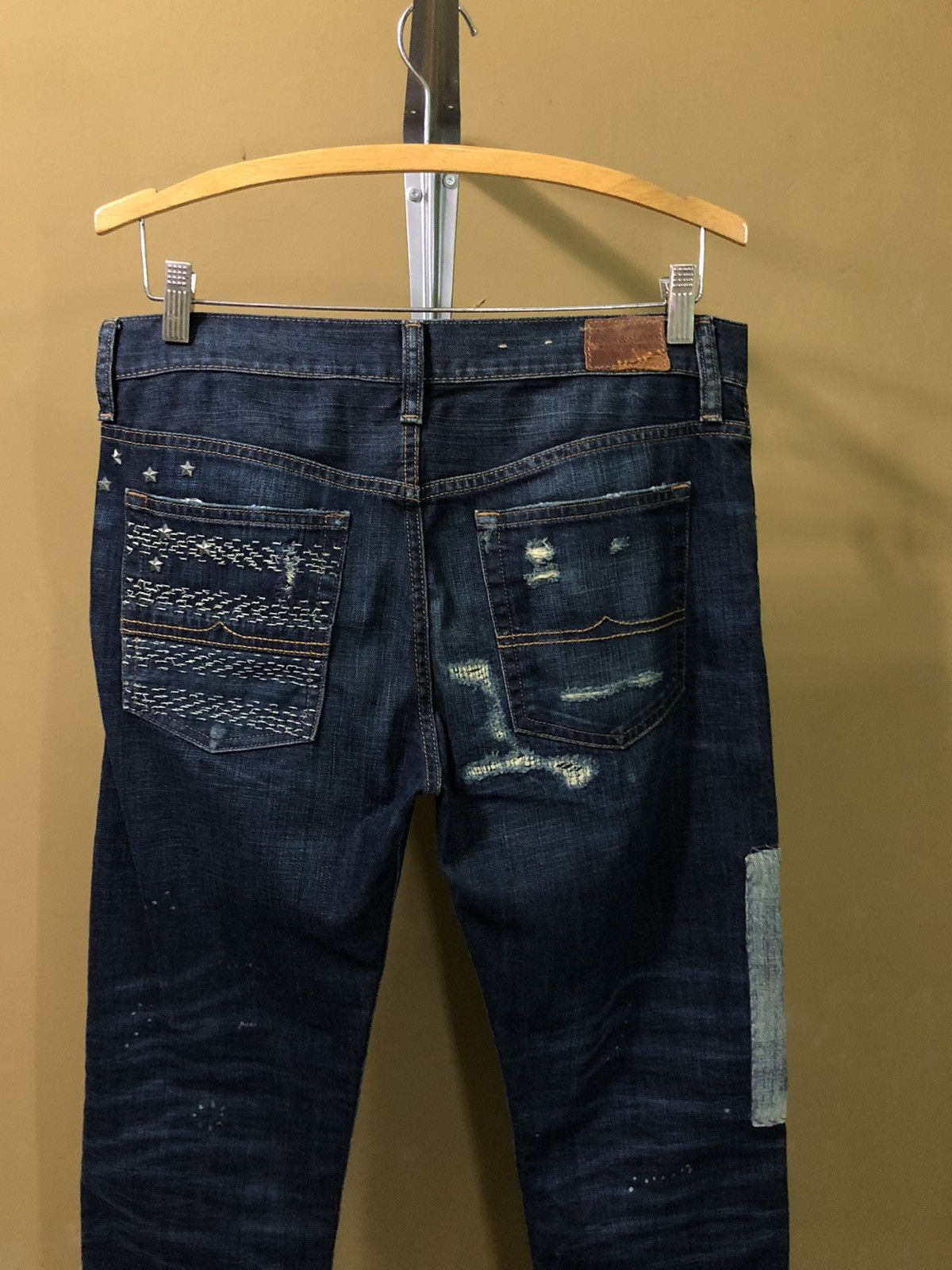Denim & Supply Ralph Lauren Vintage Denim Supply Ralph Lauren Patchwork Denim Jeans Size US 32 / EU 48 - 9 Thumbnail