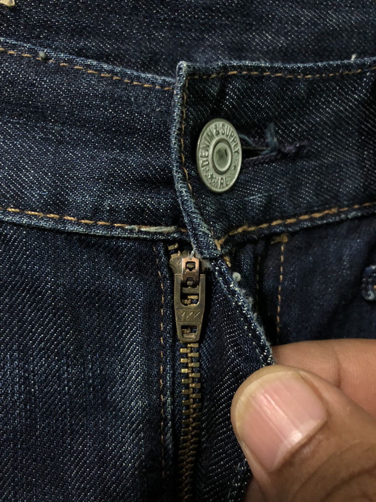 Denim & Supply Ralph Lauren Vintage Denim Supply Ralph Lauren Patchwork Denim Jeans Size US 32 / EU 48 - 6 Thumbnail
