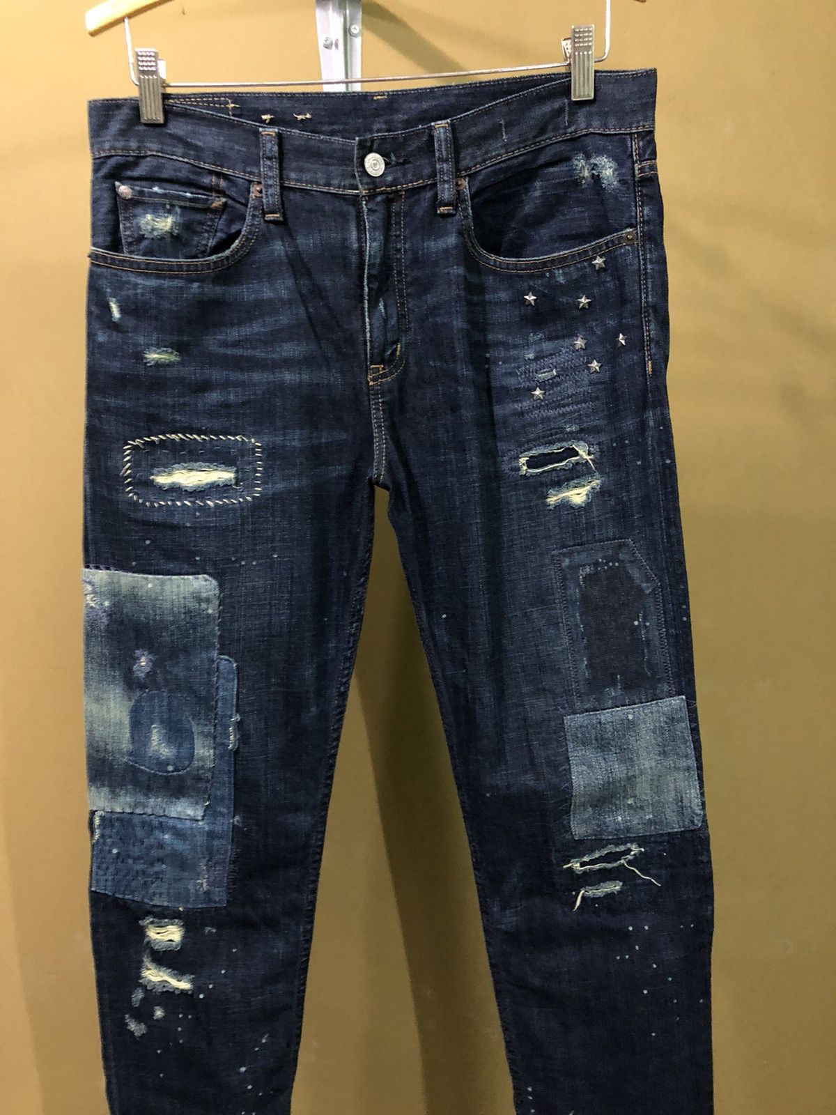 Denim & Supply Ralph Lauren Vintage Denim Supply Ralph Lauren Patchwork Denim Jeans Size US 32 / EU 48 - 3 Thumbnail