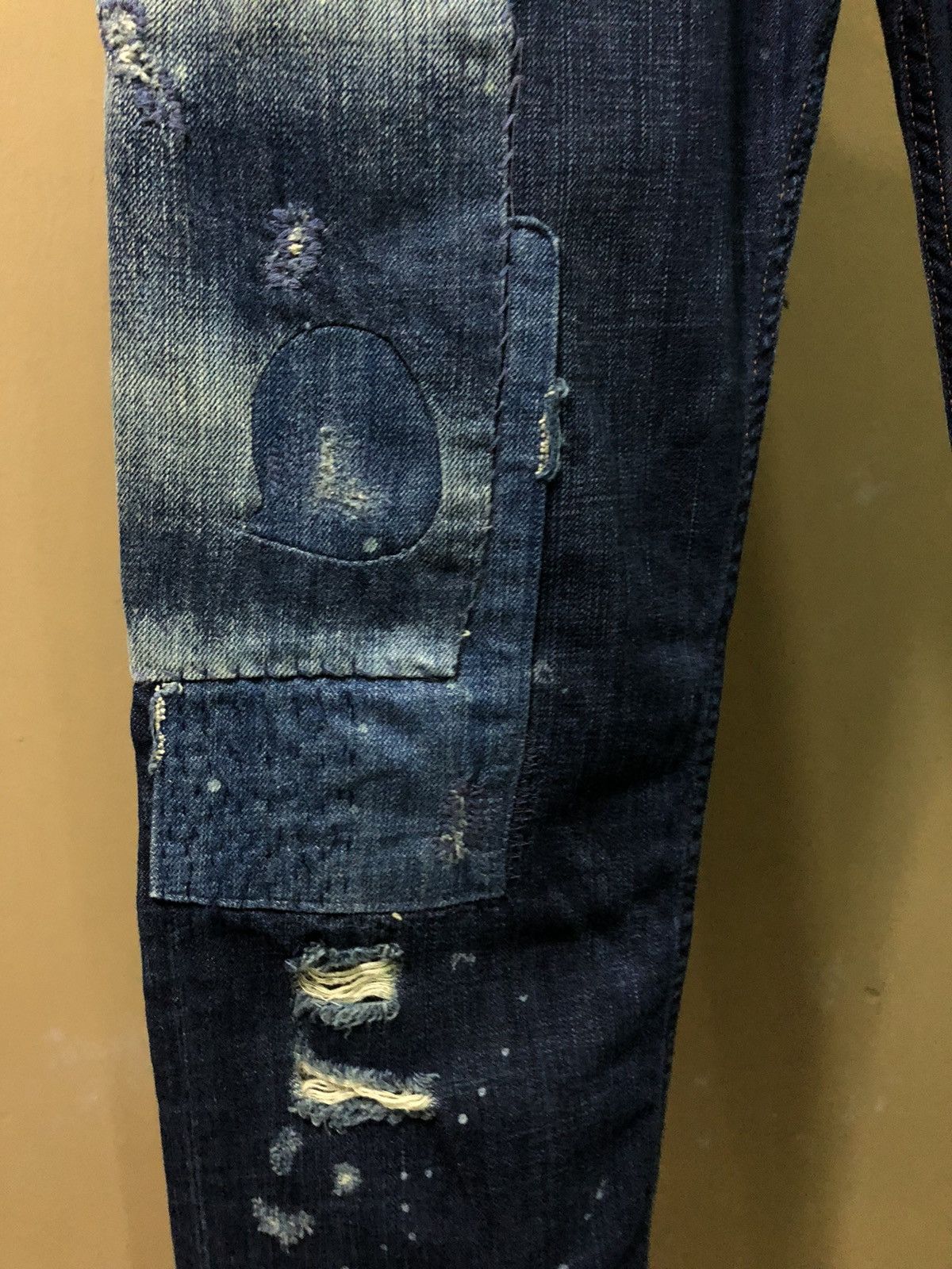 Denim & Supply Ralph Lauren Vintage Denim Supply Ralph Lauren Patchwork Denim Jeans Size US 32 / EU 48 - 4 Thumbnail
