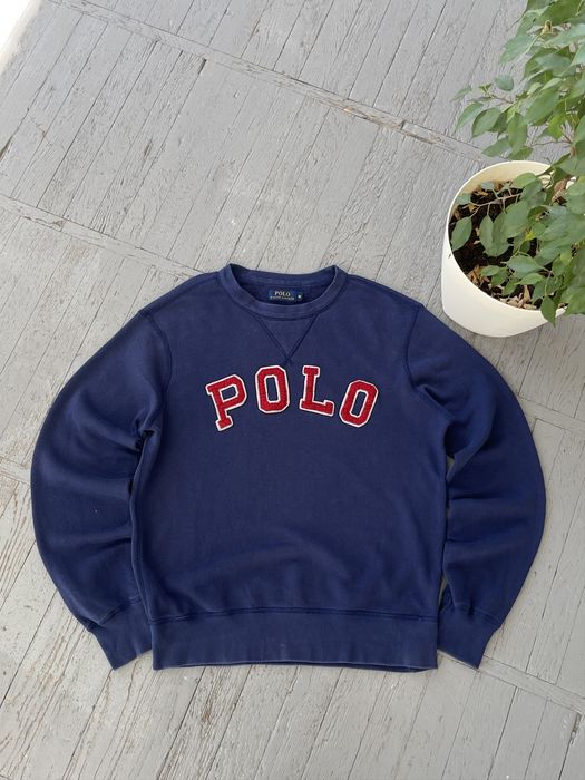 Vintage Ralph Lauren jersey sweatshirt style top