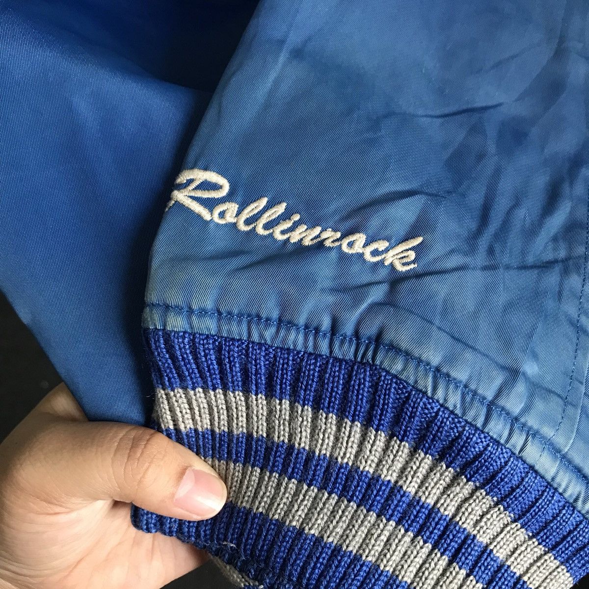 Japanese Brand × Vintage Rollin n Rock Varsity Jacket Size US L / EU 52-54 / 3 - 5 Thumbnail