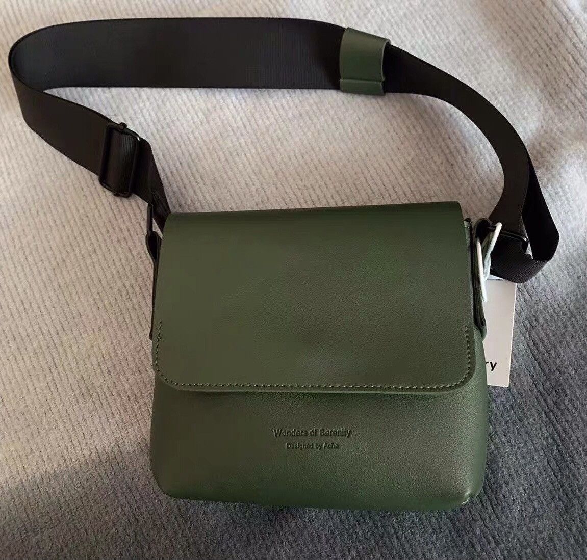 Japanese Brand Vintage retro punk faux leather crossbody flap bag Size ONE SIZE - 4 Thumbnail